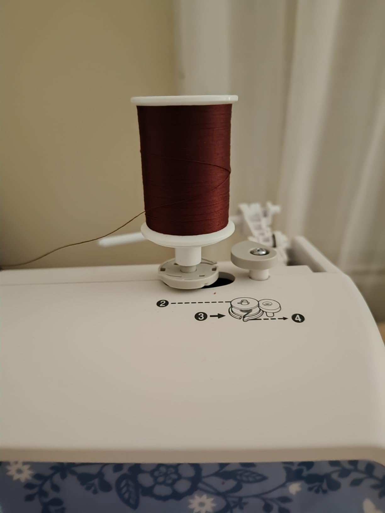 Brother CS7205 Computerized Machine, 150 Built Stitches, 1 Font, Wide Table, 11 Sewing Feet, White customer photo 2