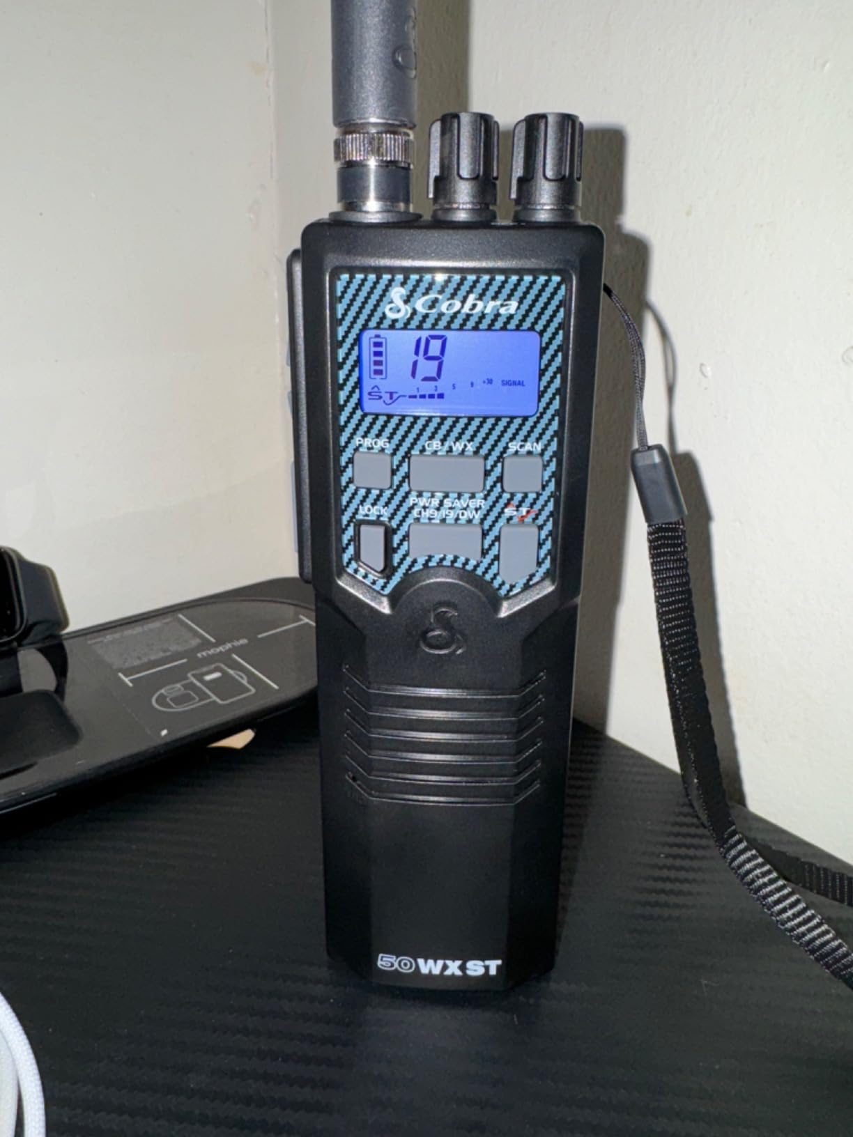 Cobra HH50WXST Handheld CB Radio - Emergency Radio with Access to Full 40 Channels and NOAA Alerts, Earphone Jack, 4 Watt Power Output, Noise Reduction and Dual Channel Monitoring, Black customer photo 2