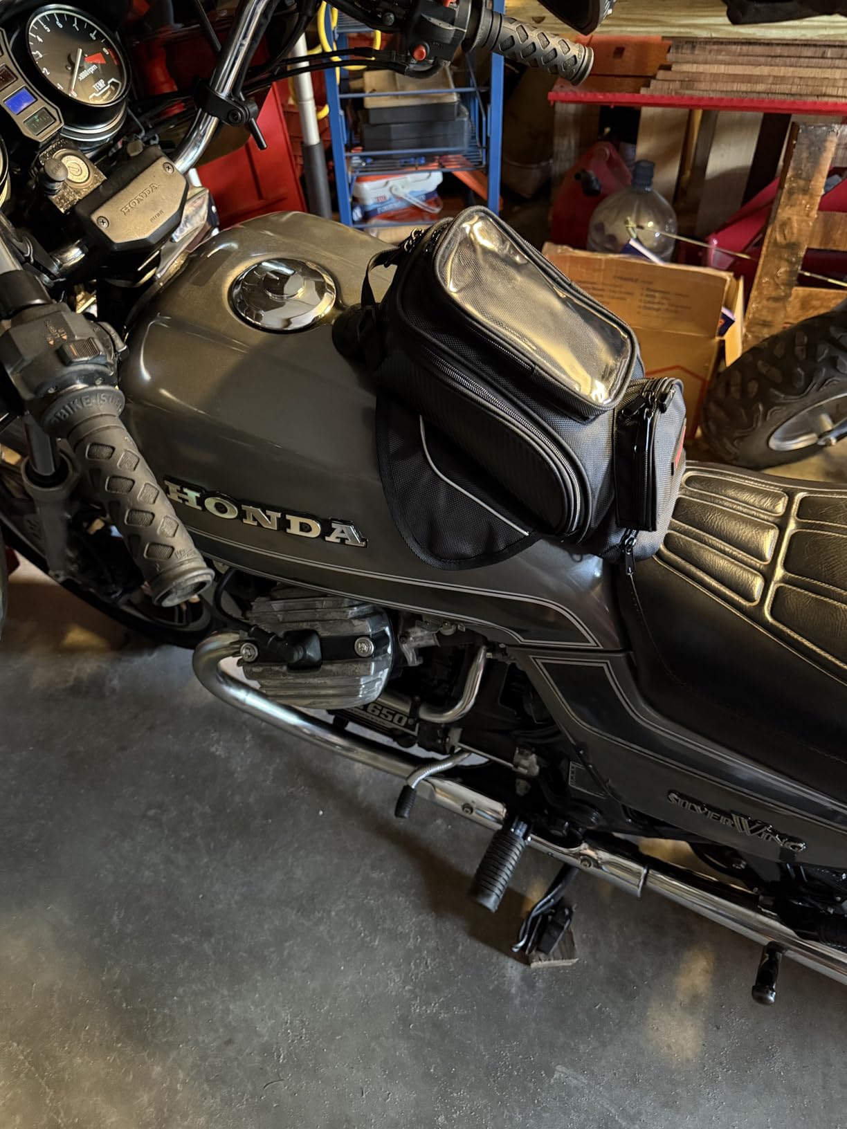 Dracarys Motorcycle Tank Bag Oxford Saddle Black Motorbike Bag - Strong Magnetic Bag for Honda Yamaha Suzuki Kawasaki Harley customer photo 1