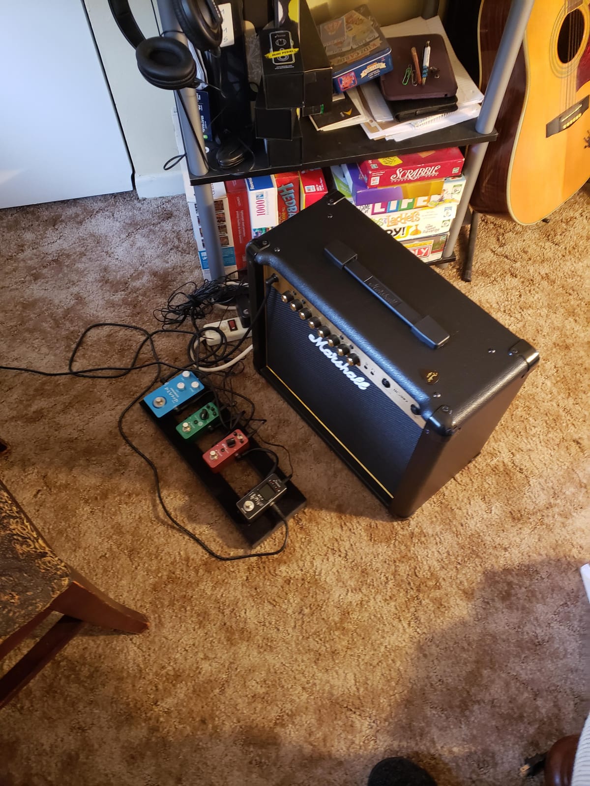 Marshall MG30GFX Combo Guitar Amplifier - Clean, Crunch, Overdrive Channels | Reverb/Delay Digital Effects | 3-Band EQ | 3.5 mm Headphones Out | 30W Output - Black customer photo 1