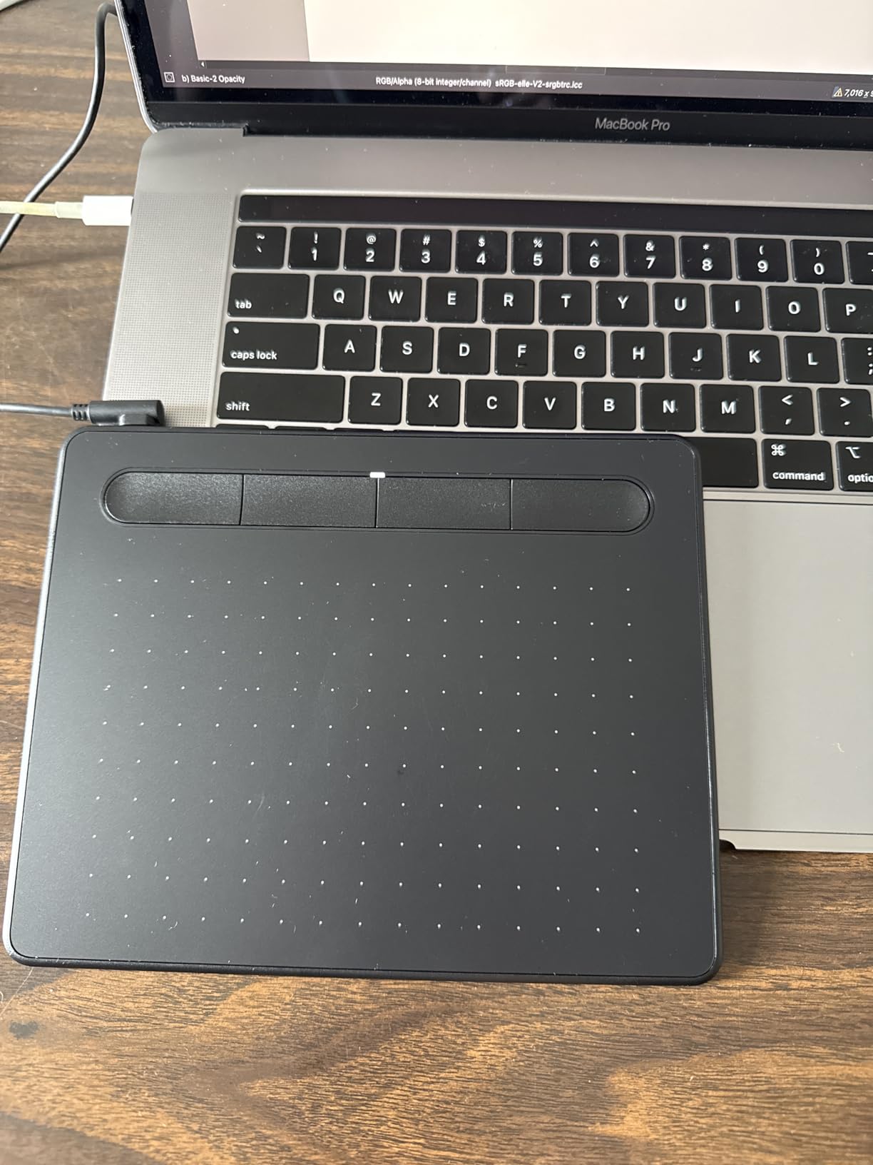 Wacom Intuos Small, Wired Graphic Drawing Tablet with Pen + Software | Battery-free pen, 4 ExpressKeys for shortcuts, works with Mac, Windows & Chromebook; Ideal for creators, students & teachers customer photo 1