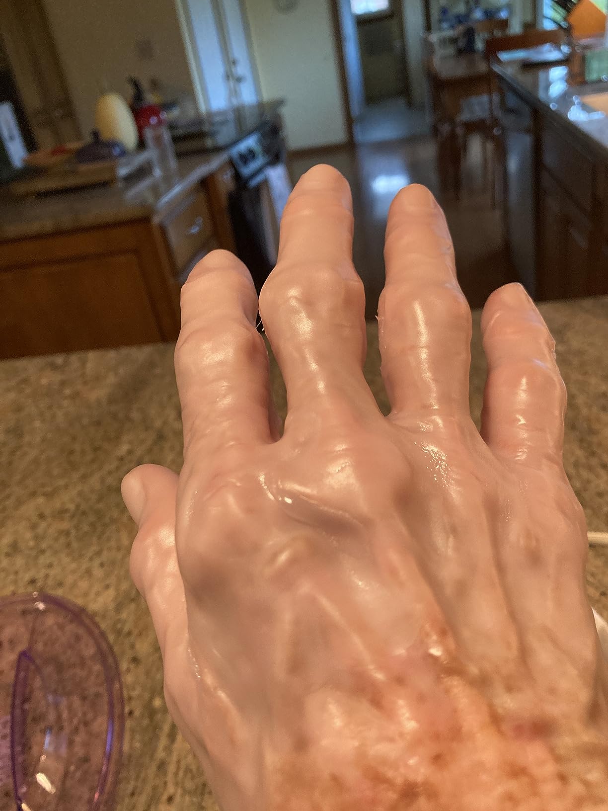 True Glow by Conair Paraffin Bath for Hands and Feet - Moisturizing Treatment With 1lb. Wax - Purple customer photo 2
