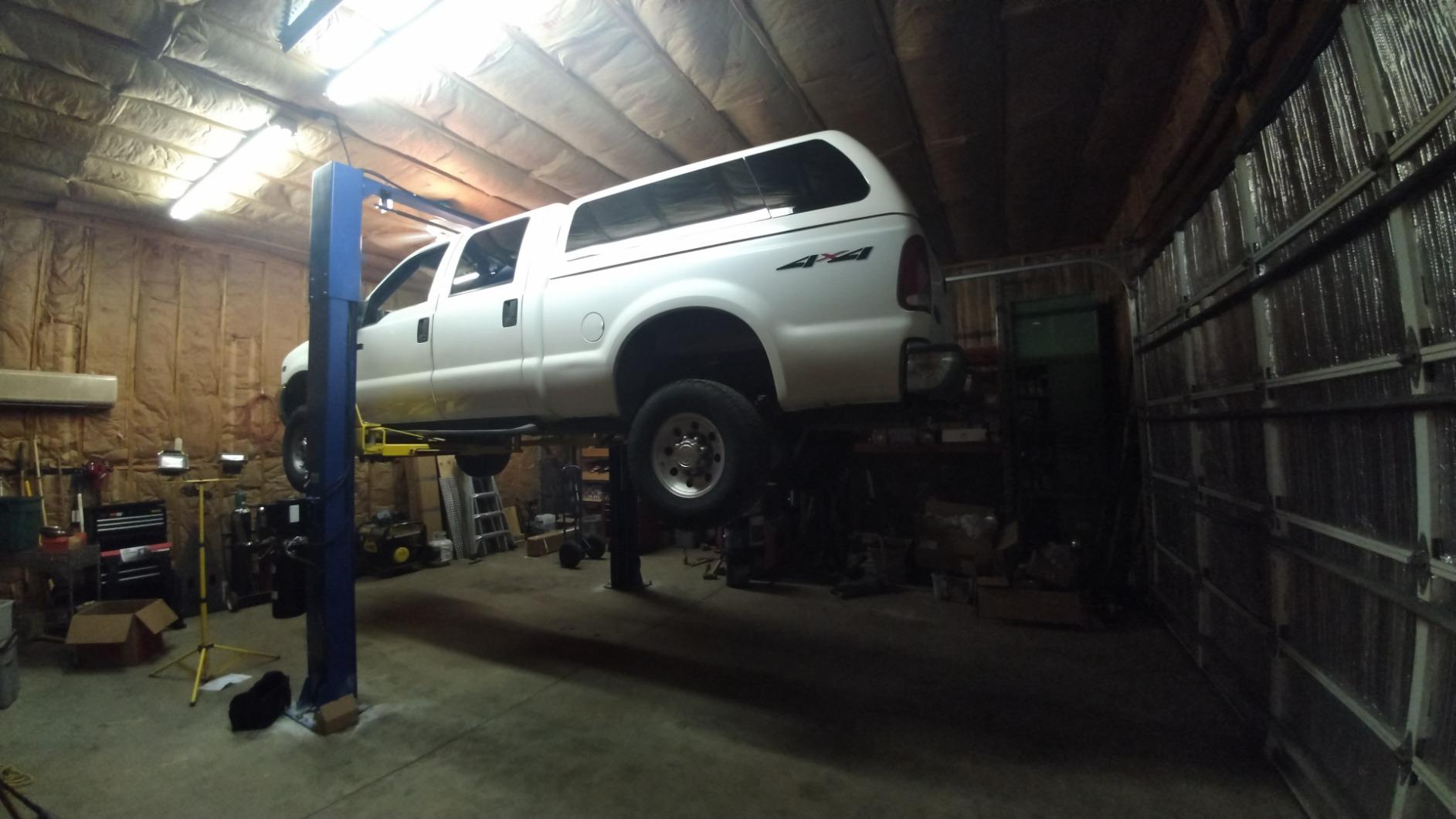 APlusLift HW-10KOH-A 10000LB Two Post Overhead Car Lift 3 Year Warranty customer photo 1