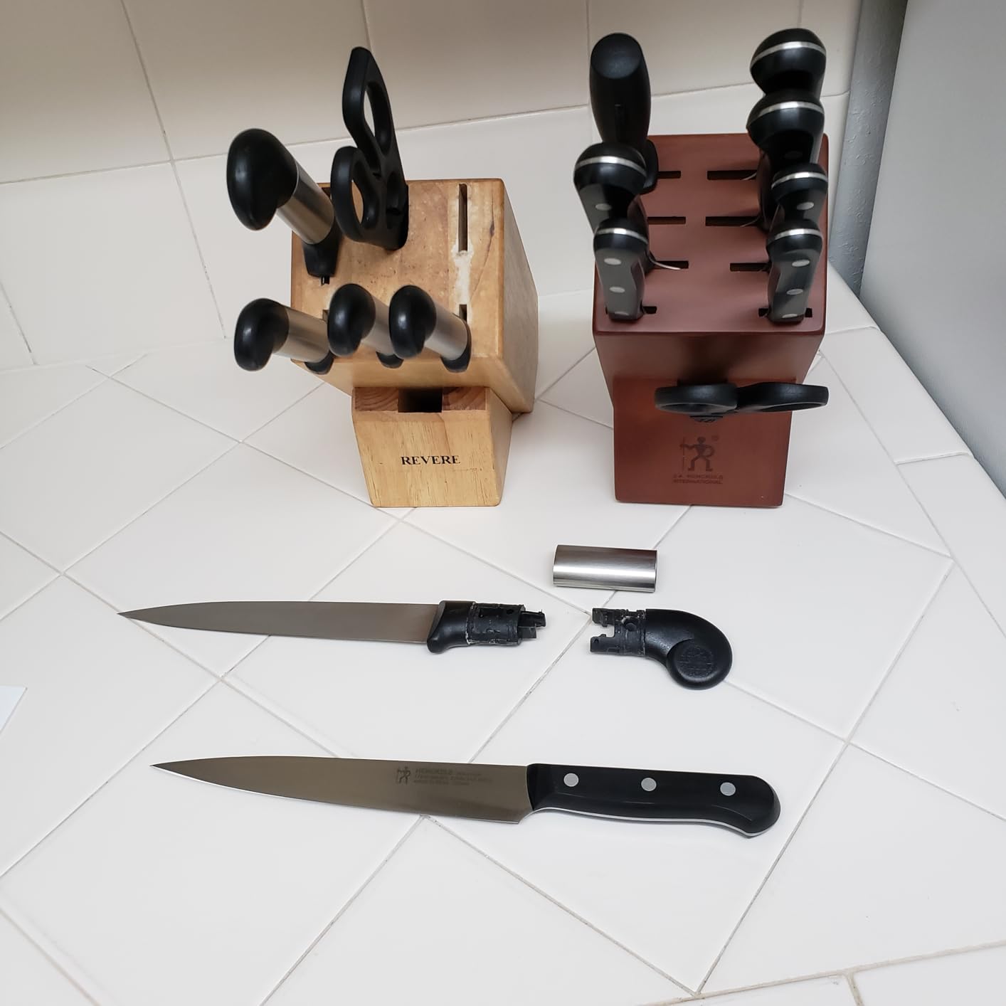 Solution 12-Pc Knife Set, Razor-Sharp, German Engineered, Brown customer photo 1