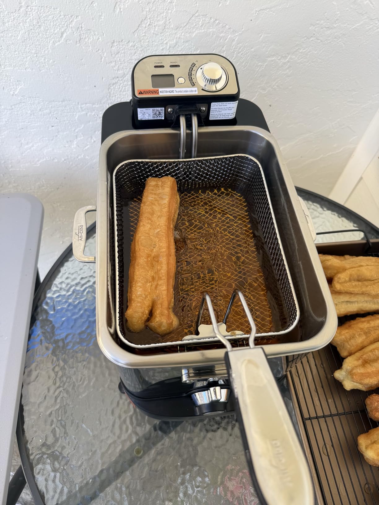 All-Clad Electric Deep Fryer with Basket and Lid, Stainless Steel Deep Fryer for Home Use, 1700W, Dishwasher Safe customer photo 2