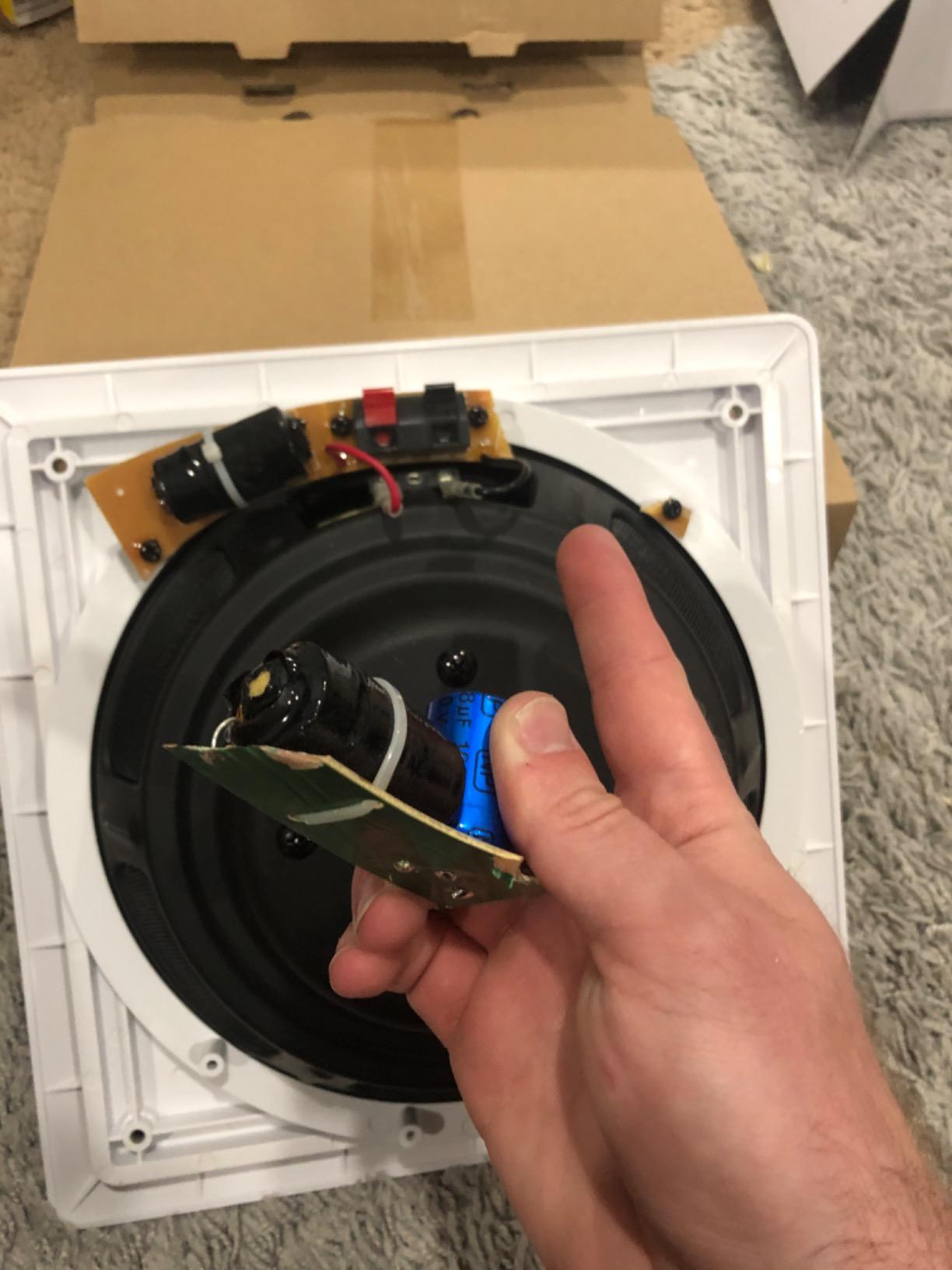 Monoprice Fiber In-Wall Speaker - 10 Inch, 300W Subwoofer, Easy Installation And Paintable Grill - Caliber Series customer photo 1