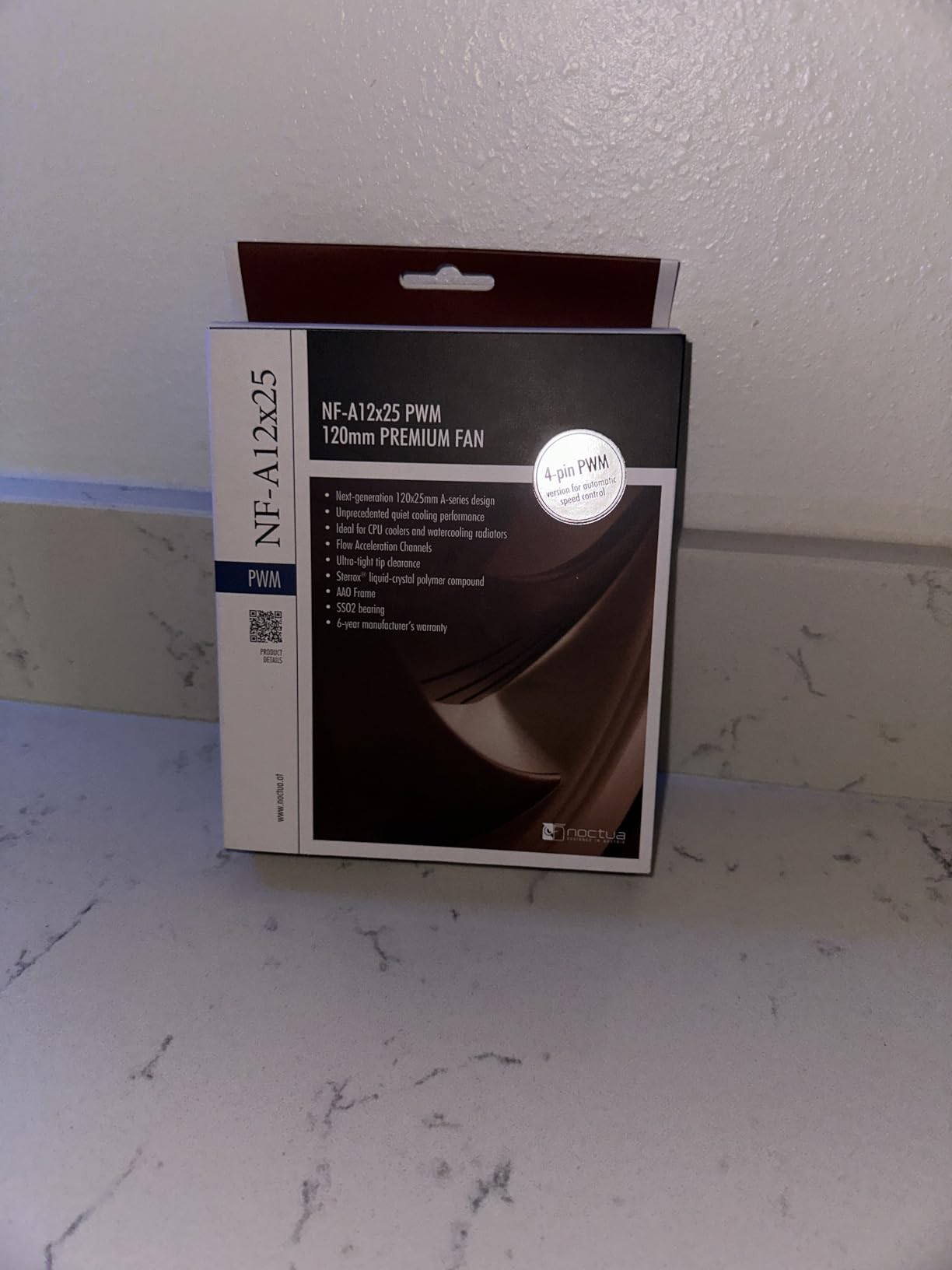 Noctua NF-A12x25 PWM, High-Performance Quiet Fan 120mm | High Airflow and Static Pressure Low Noise 25mm Thick Fan for Coolers/Radiators/Cases, Rich Accessory Kit, 2000rpm PWM customer photo 2