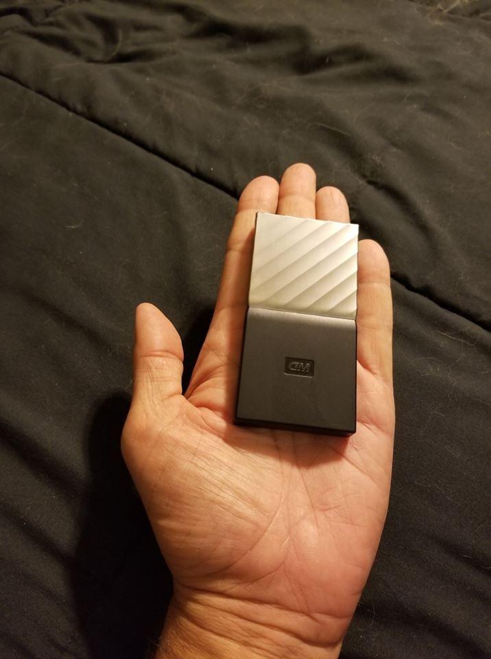 WD 2TB My Passport SSD External Portable Drive, USB 3.1, Up to 540 MB/s - WDBKVX0020PSL-WESN customer photo 1