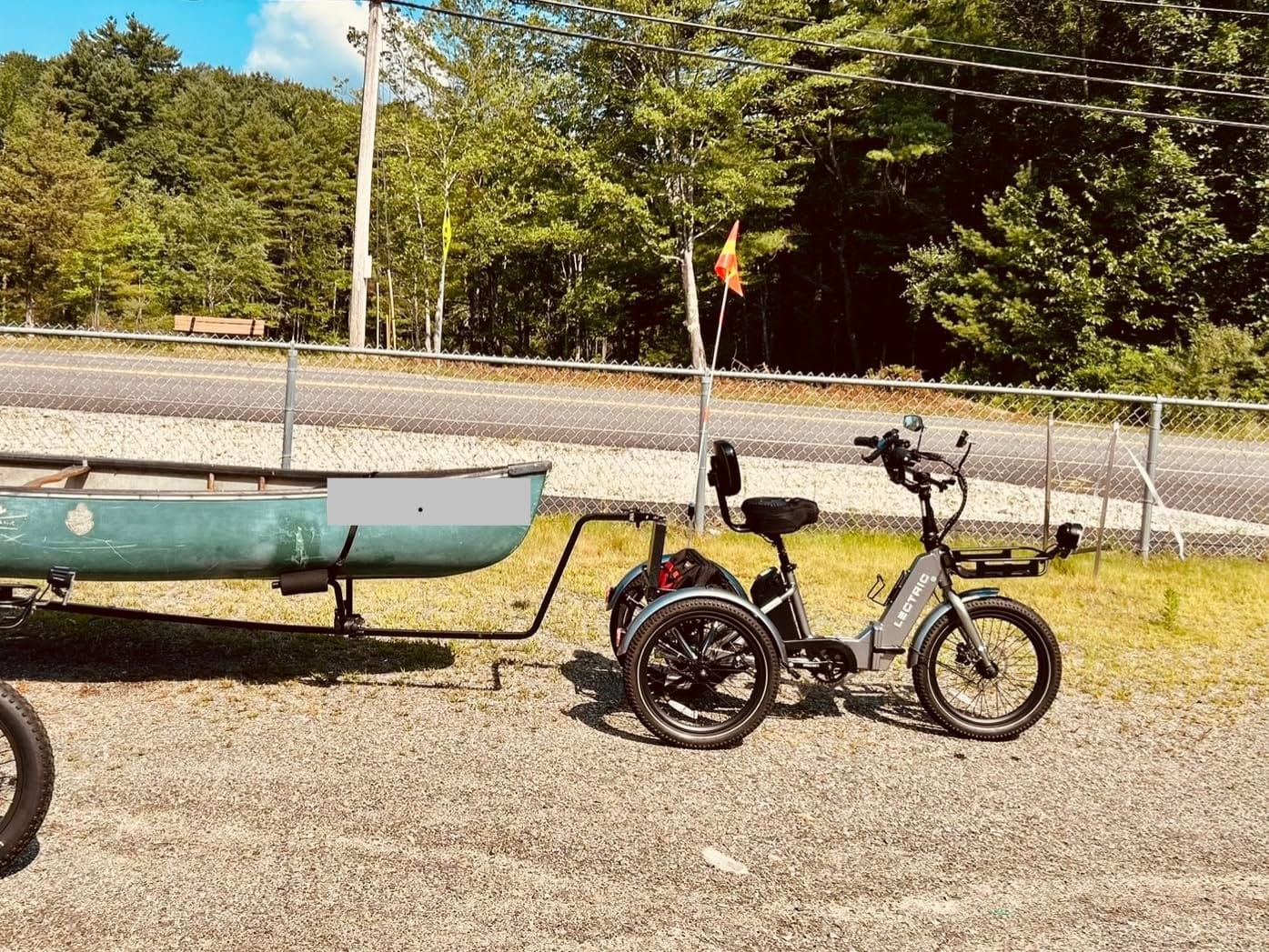 Rambo Bikes Canoe and Kayak Trailer Cart - Heavy-Duty Kayak Cart with 300lbs Maximum Capacity - Extendable Bike Trailer - Adjustable Steel Frame, Padded Contact Points, 16