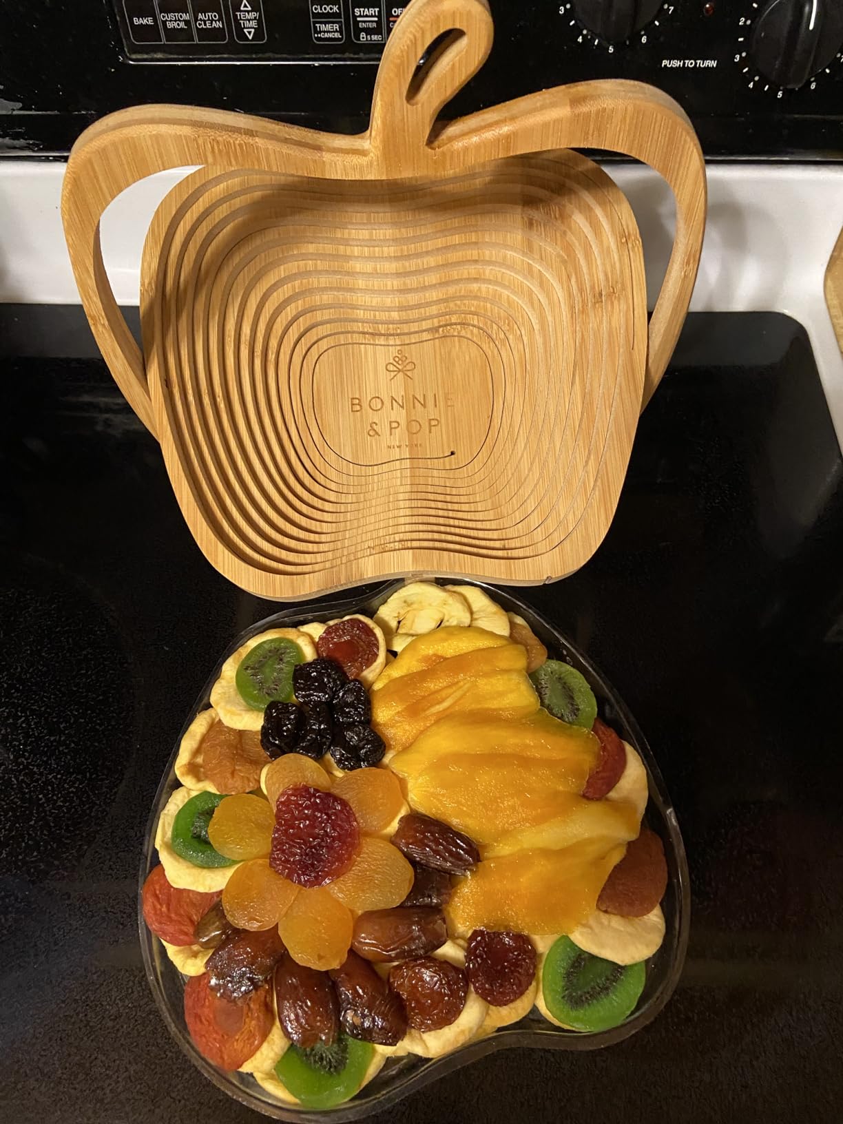 Dried Fruit Gift Basket - Healthy Gourmet Snack Box - Holiday Food Tray - Variety Snacks - Easter, Birthday, Sympathy, Mom, Dad, Corporate Tray - Bonnie & Pop customer photo 1