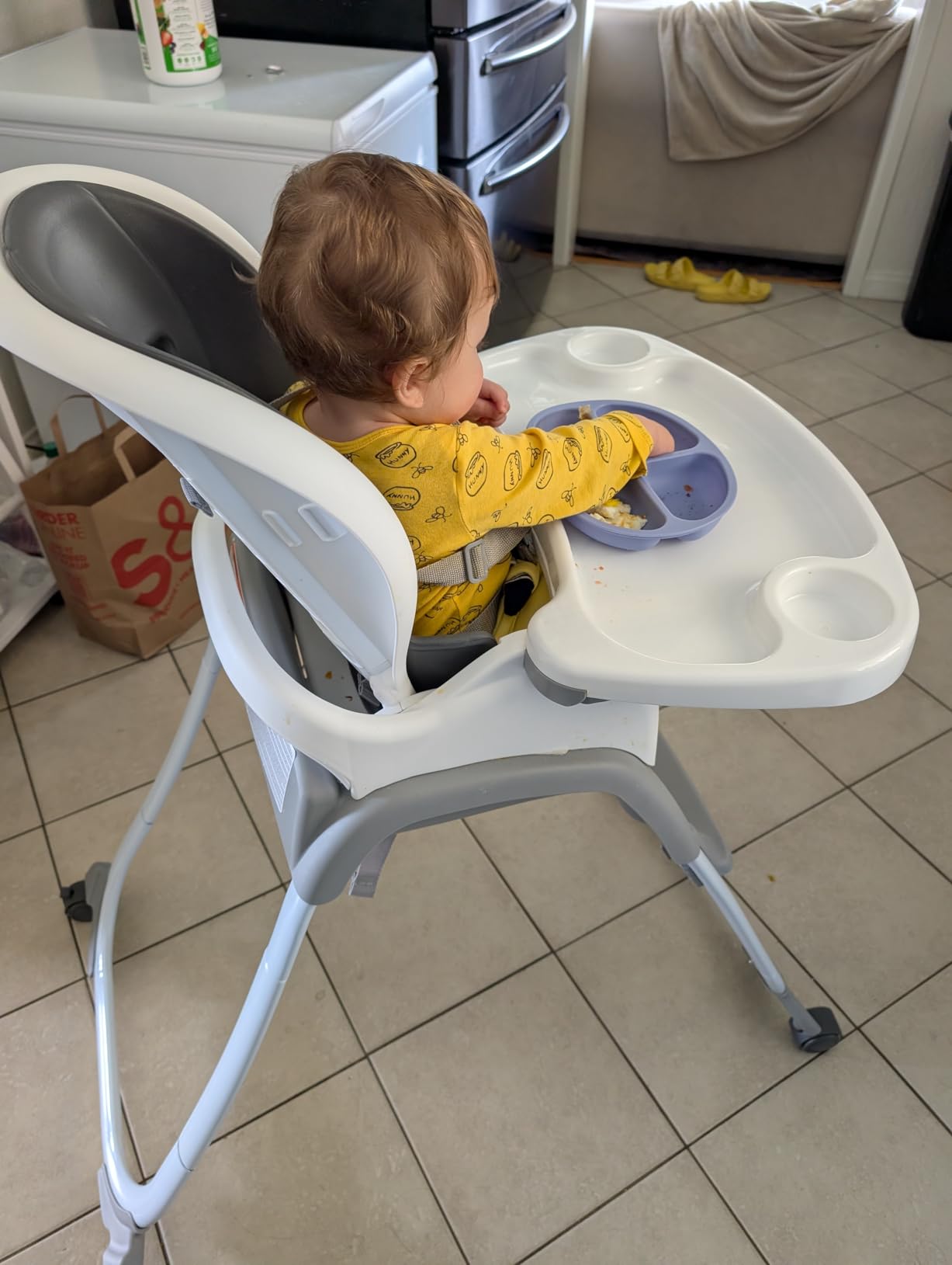 Ingenuity SmartClean Trio Elite 3-in-1 Convertible Baby High Chair, Toddler Chair, and Dining Booster Seat, For Ages 6 Months and Up, Unisex - Slate customer photo 1