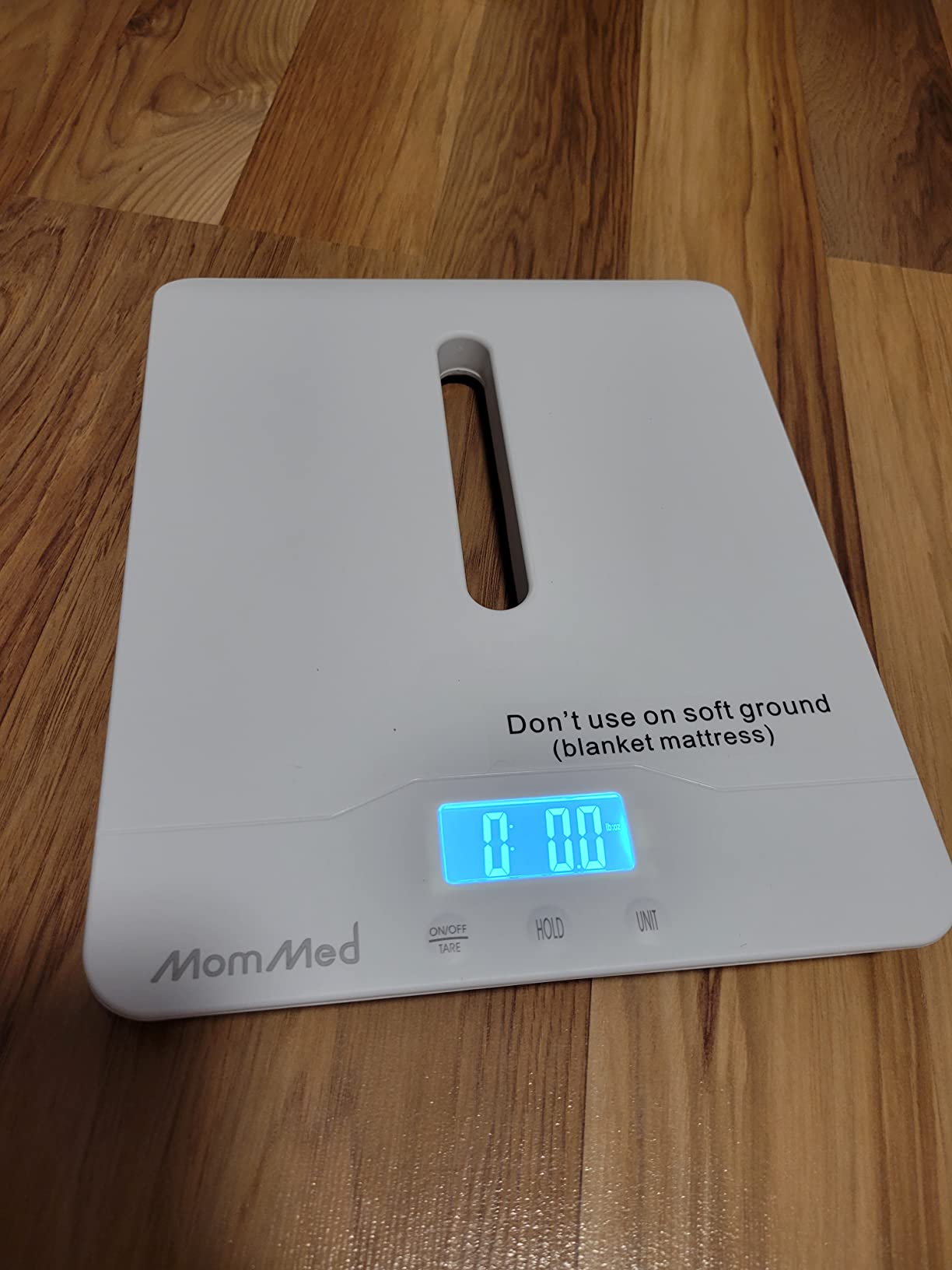 MomMed Baby Scale, Multi-Function Toddler Scale, Baby Scale Digital, Pet Scale, Infant Scale with Hold Function, Blue Backlight, Weight and Height Track customer photo 2
