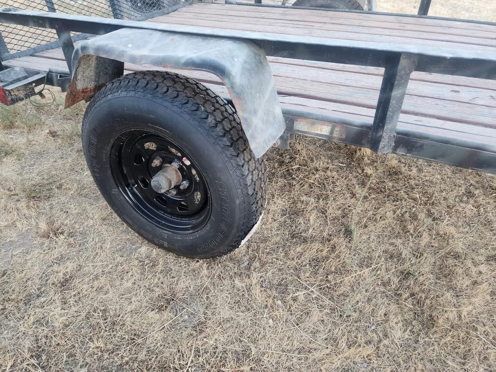 eCustomrim 2-Pack Trailer Tire Rim Assembly ST175/80D13 Load Range C, 13 Inch 6 Ply Tires, 5 Lug On 4.5 Inch Center Black Wheel customer photo 2