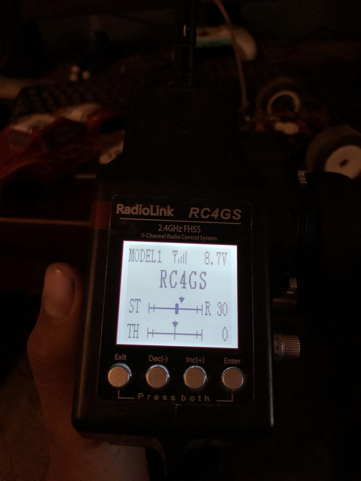Radiolink RC4GS V3 5CH 2.4G RC Transmitter R6FG Gyro Receiver for Crawler | 2.4GHz Surface Radio Remote Controller Combo, 30 Models Storage for RC Drifting, Bash, Buggy Cars and Boats customer photo 1