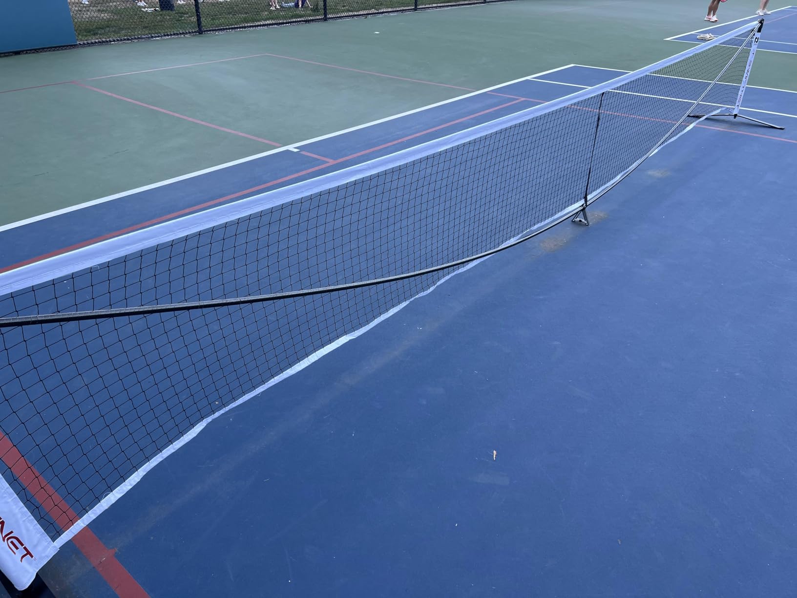 Pickle-Ball SwiftNet 2.1 Portable Pickleball Net System | Lightweight carbon-fiber frame with high-tension center support; fast setup and compact carrying case for travel customer photo 1