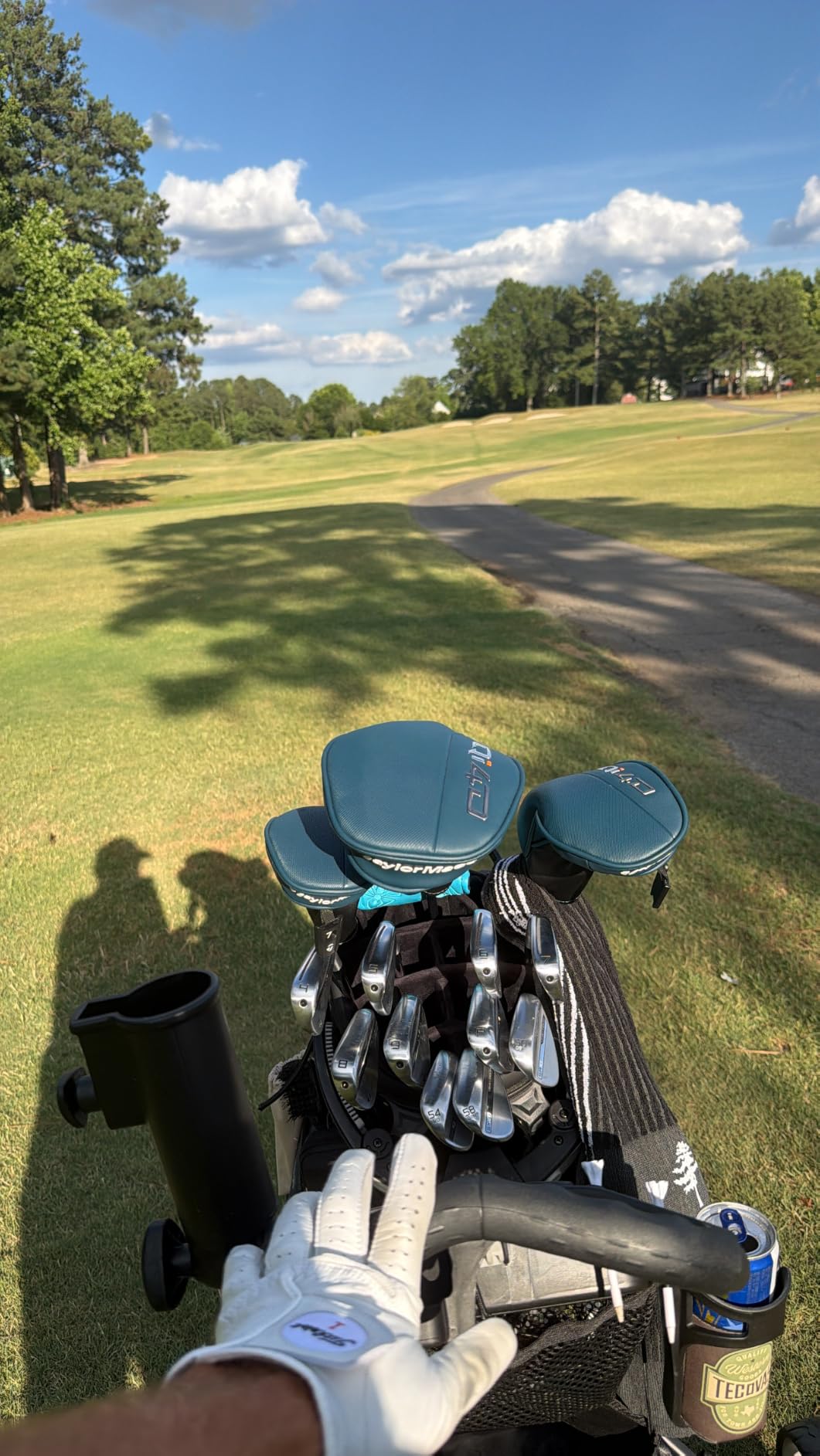 CaddyTek EZ-fold 3 Wheel Golf Push Cart Version 8 customer photo 2