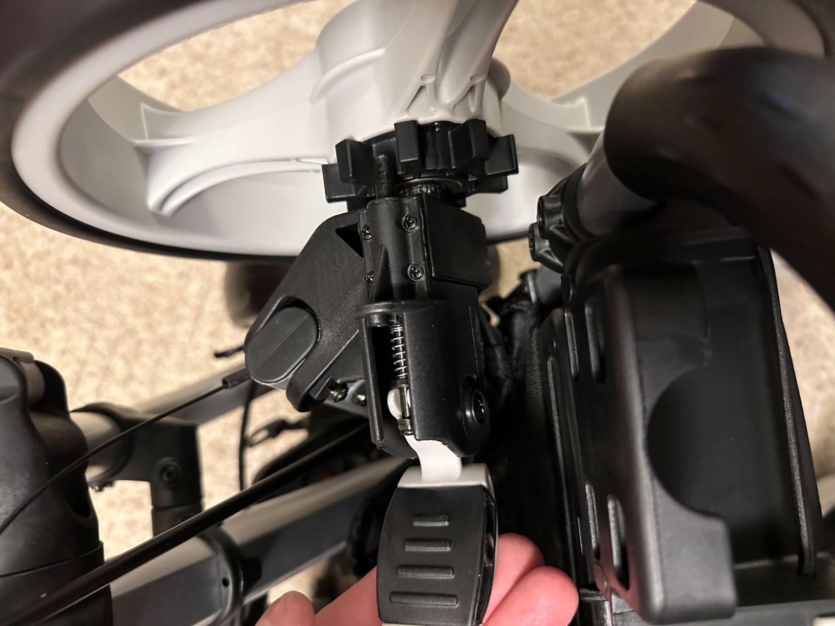 CaddyTek Superlite 4 Wheel Golf Push Cart, Explorer Version 8 customer photo 1