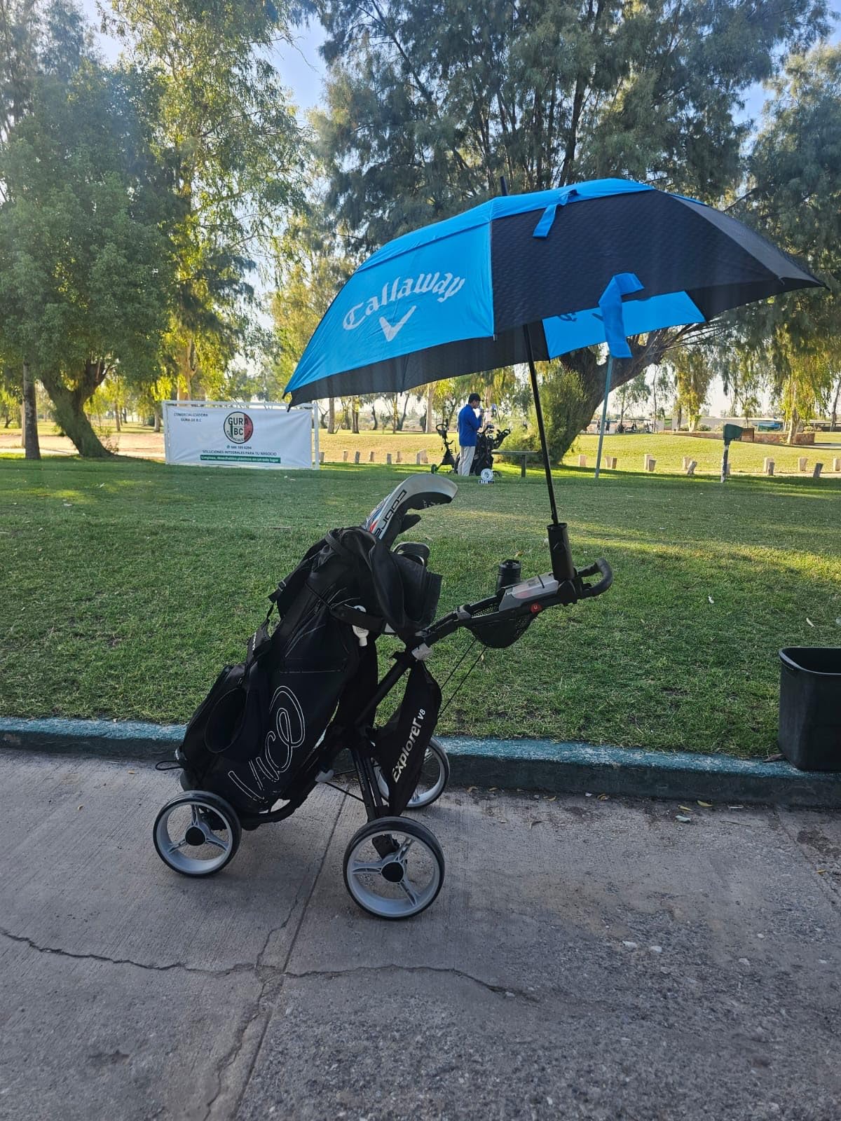 CaddyTek Superlite 4 Wheel Golf Push Cart, Explorer Version 8 customer photo 2