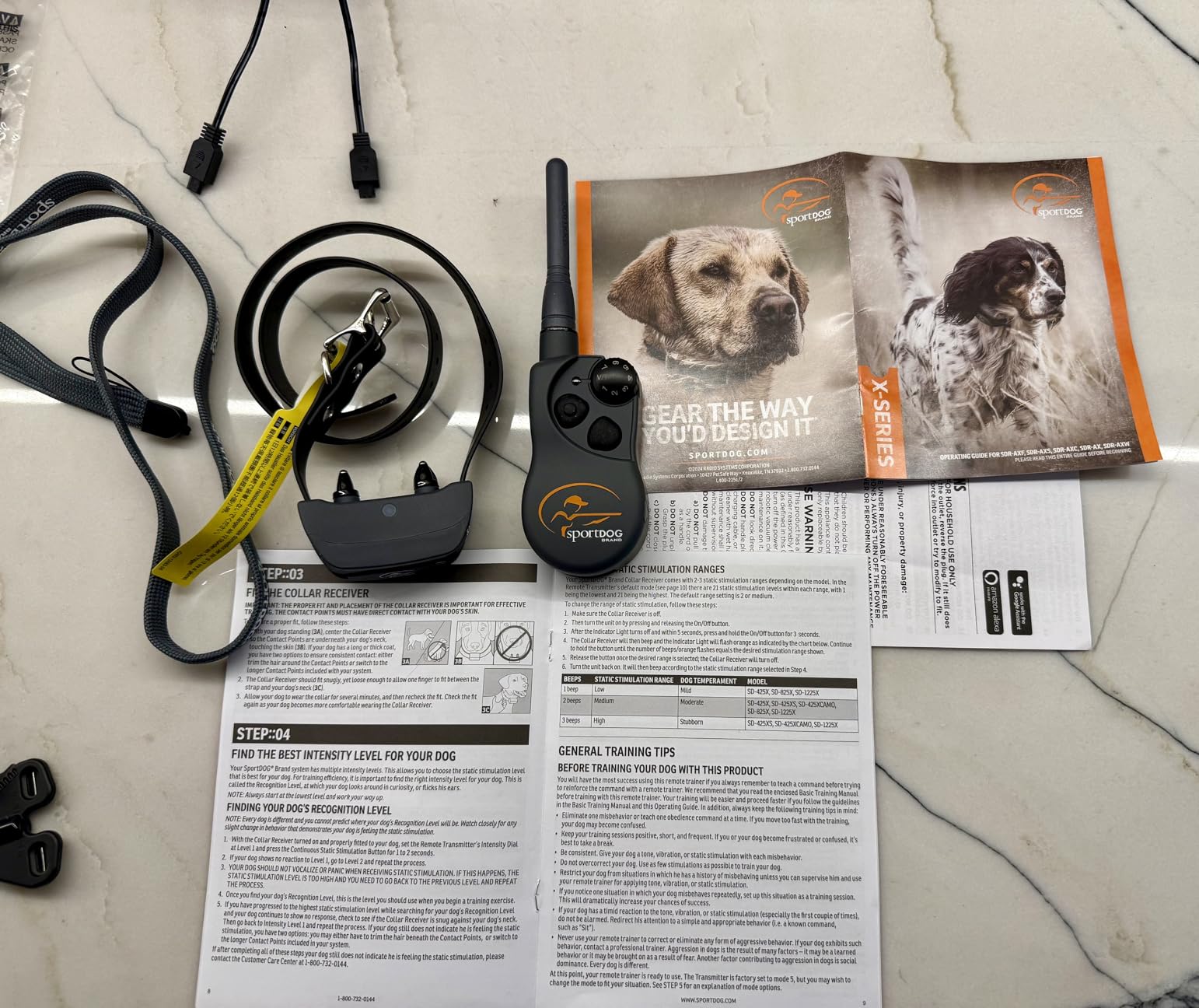 SportDOG SportHunter 825X Remote Dog Trainer, 1/2 Mile Range | Built For In-The-Field Training with Longer Ranging Dogs, 21 Levels of Static, Tone or Vibration, Waterproof to 25 ft customer photo 2