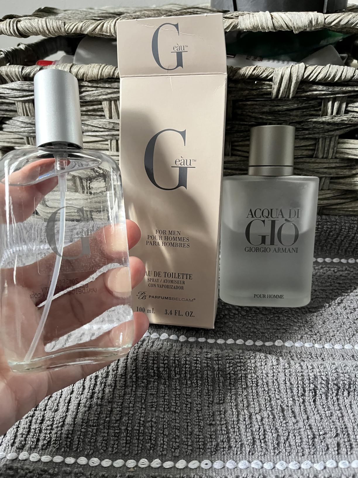 PB ParfumsBelcam Geau Eau de Toilette Perfume Spray for Men - 3.4 Fl Oz customer photo 2