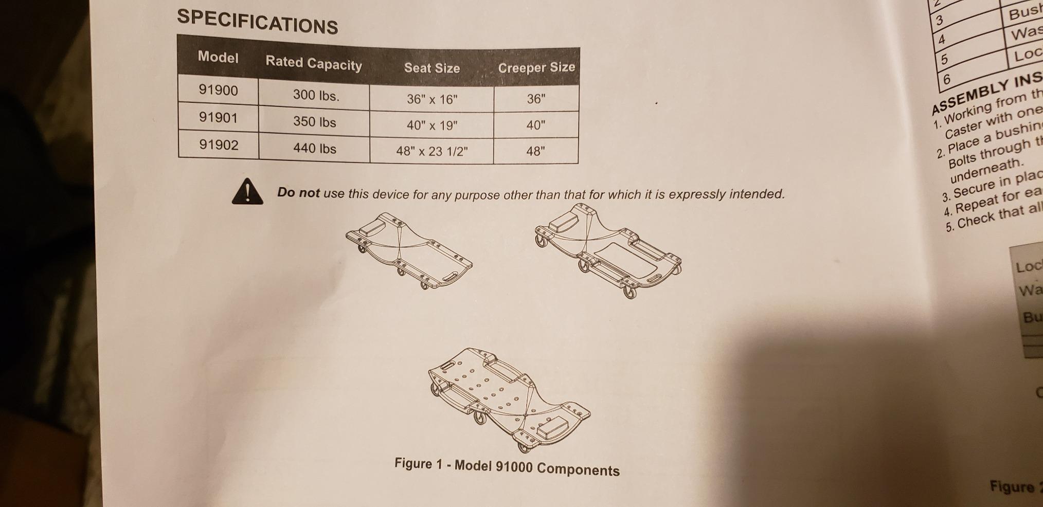Omega 91900 Plastic Creeper, 1 Pack customer photo 1