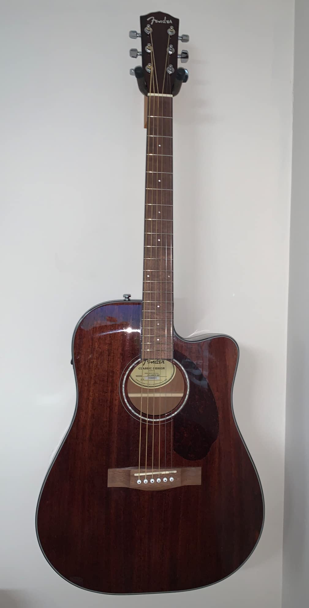 Fender CD-140SCE Acoustic Electric Guitar, Dreadnought, with Case, Mahogany | Fishman Pickup customer photo 1