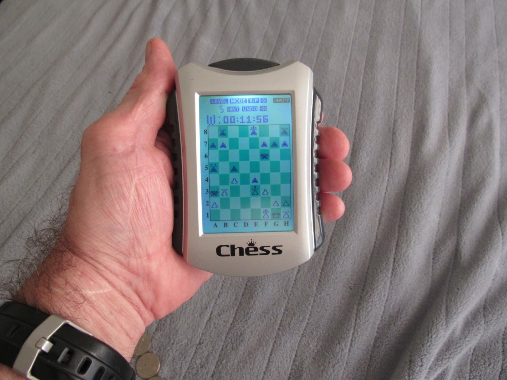 Lyght Handheld Electronic Chess Game, 20 Levels, 100 Built-in Chess Records, Built-in Connect Four and Checker Game customer photo 1