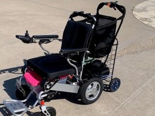 Porto Mobility Ranger Discovery Lightweight Foldable Weatherproof Exclusive Electric Wheelchair, Portable, Brushless Powerful Motors, Dual Battery, All Terrain (Silver, Standard) customer photo 2
