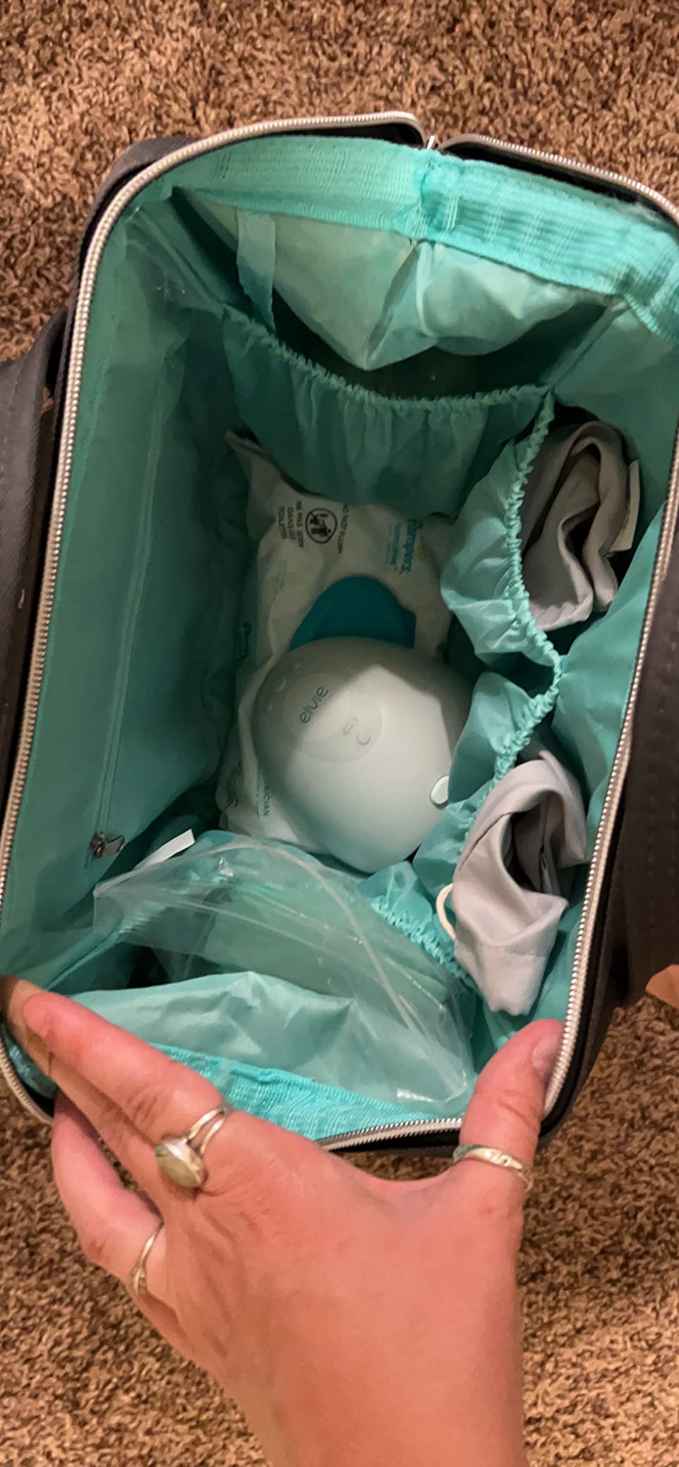 Elvie - Double, Wearable Breast Pump w/App - The Smallest & Quietest - Portable - Hands Free & Discreet - Automated with Four Personalized Settings customer photo 2