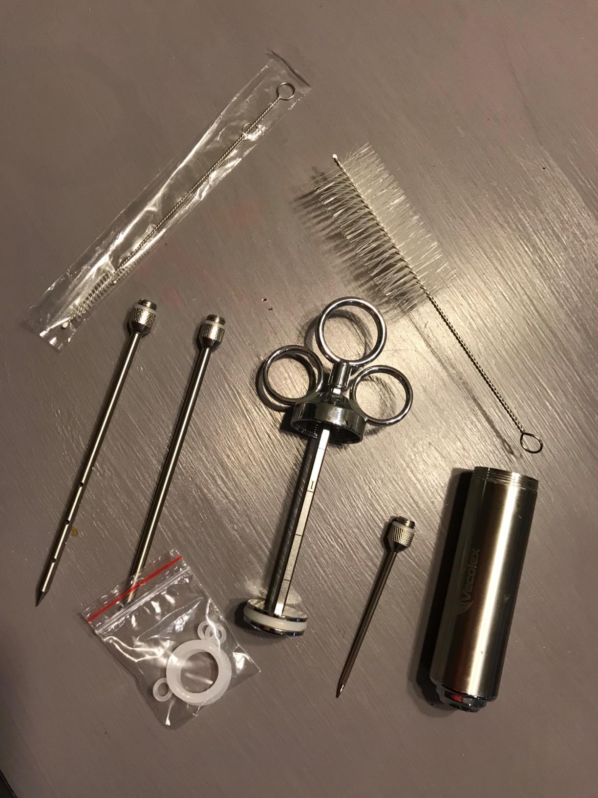 Stainless Steel Meat Injector, 2 Oz Turkey Injector customer photo 2