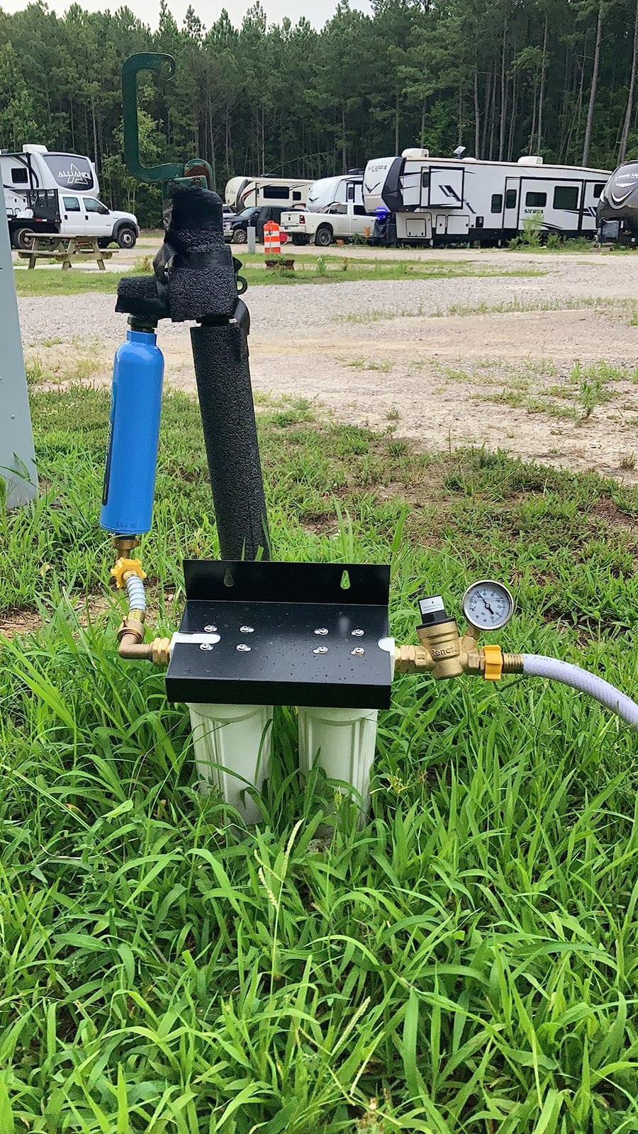 Beech Lane External RV Dual Water Filter System, Leak-Free Brass Fittings, Mounting Bracket and Two Filters Included, Sturdy Construction is Built to Last customer photo 2