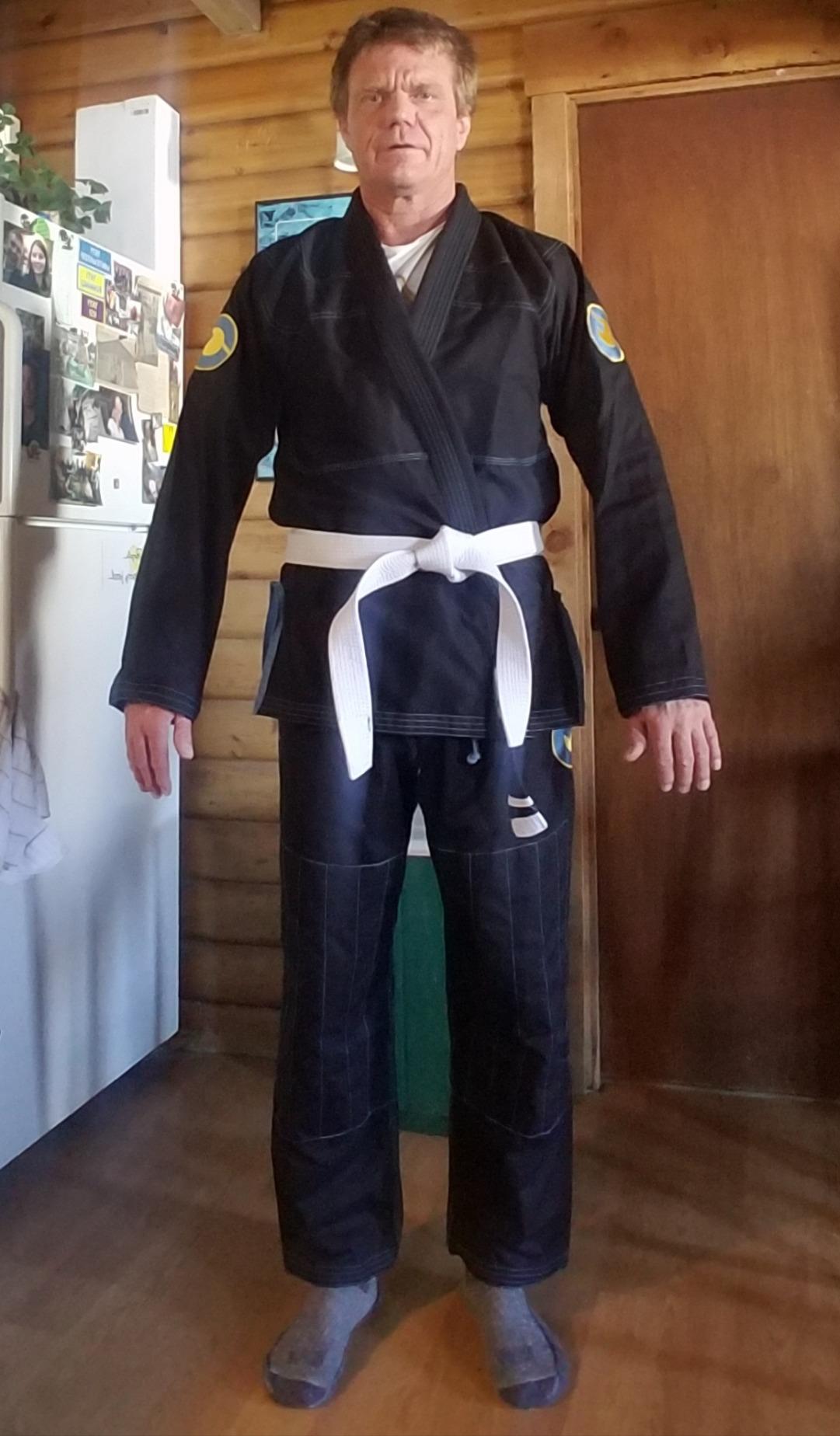 Gold BJJ Aeroweave Jiu Jitsu Gi - Ultra Lightweight BJJ Gi - Preshrunk Brazilian Jiu Jitsu Uniform for Men customer photo 2