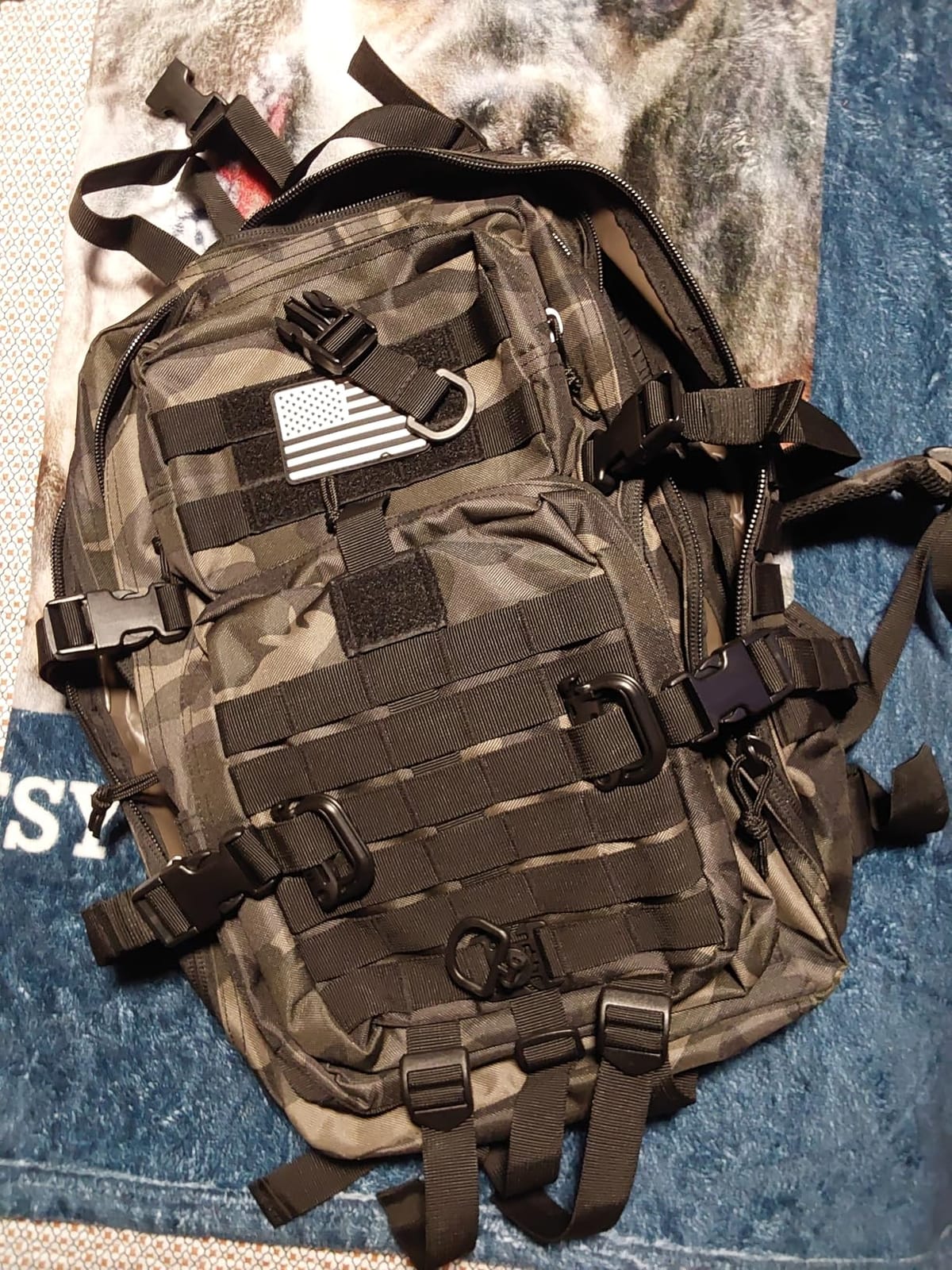 Hannibal Tactical MOLLE Assault Backpack, Tactical Backpack Military Army Camping Rucksack customer photo 2