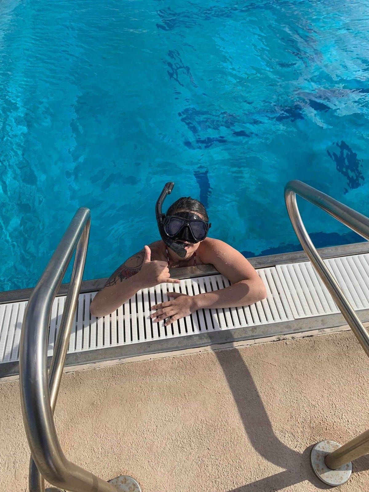 Greatever Snorkeling Gear for Adults Kids, Dry Snorkel Mask Set Anti-Fog | Panoramic Wide View Leak-proof, Swim Diving Mask with Dry Top Valve & Travel Mesh Bag customer photo 2