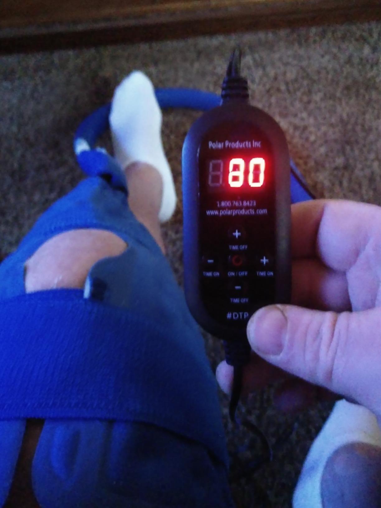 Polar Active Ice 3.0 | 9 QT Cold Therapy Ice Machine | Programmable Timer | Knee & Joint Pad | Cryotherapy Pain Relief System | Ace Bandage Style Compression customer photo 2