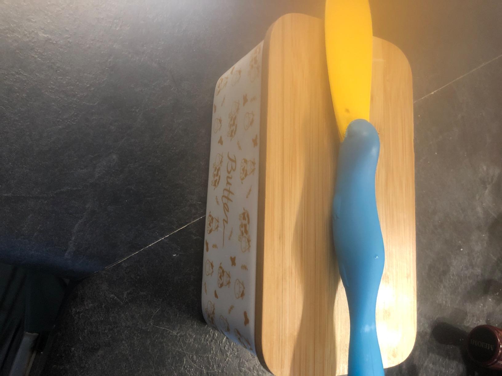 OTOTO Splatypus Jar Spatula for Scooping and Scraping - Unique Fun Cooking Kitchen Gadgets for Foodies - BPA-free & 100% Food Safe - Crepe Spreader customer photo 2