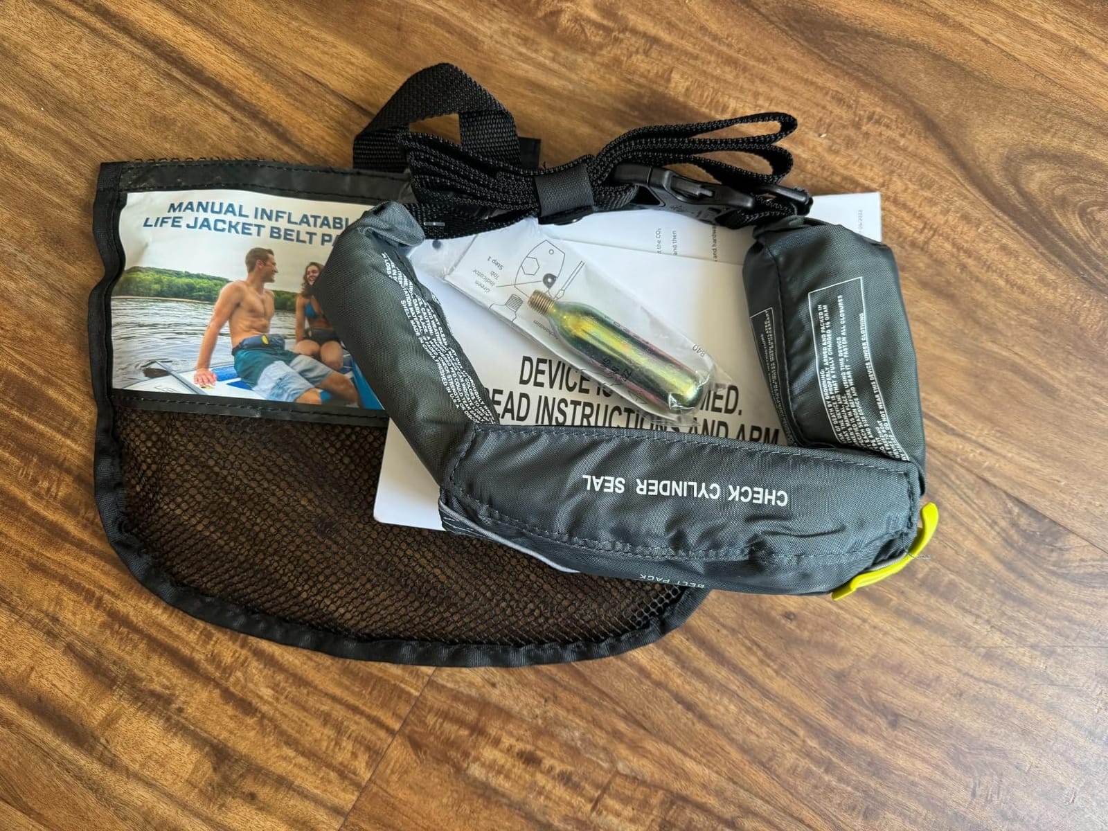 Onyx M-16 Manual Inflatable Belt Pack, U.S. Coast Guard Approved customer photo 2