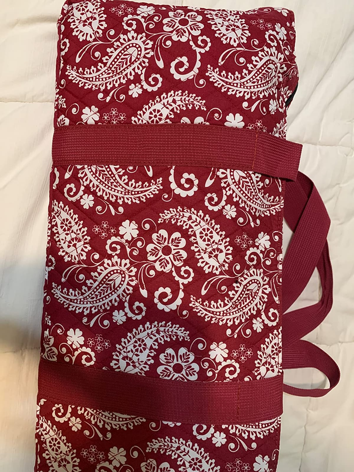 American Mahjong Set with Blue Paisley Carrying Bag 166 Premium White Tiles | Complete Game Set includes 166 White Tiles with Engraved Characters plus 4 All in One Color Rack Pushers (Ma Jong, Mah-Jongg) customer photo 1