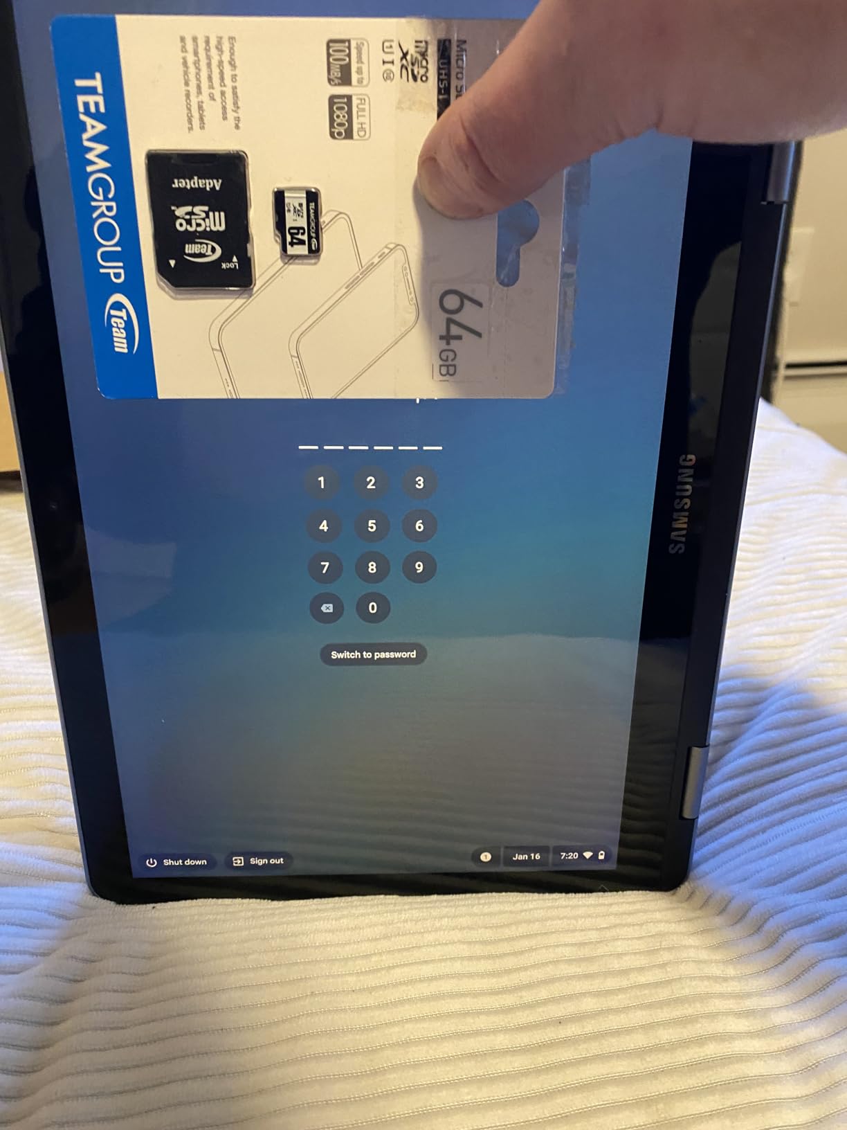 Samsung Chromebook Plus V2 2-in-1 Laptop- 4GB RAM, 64GB eMMC, 13MP Camera, Chrome OS, 12.2