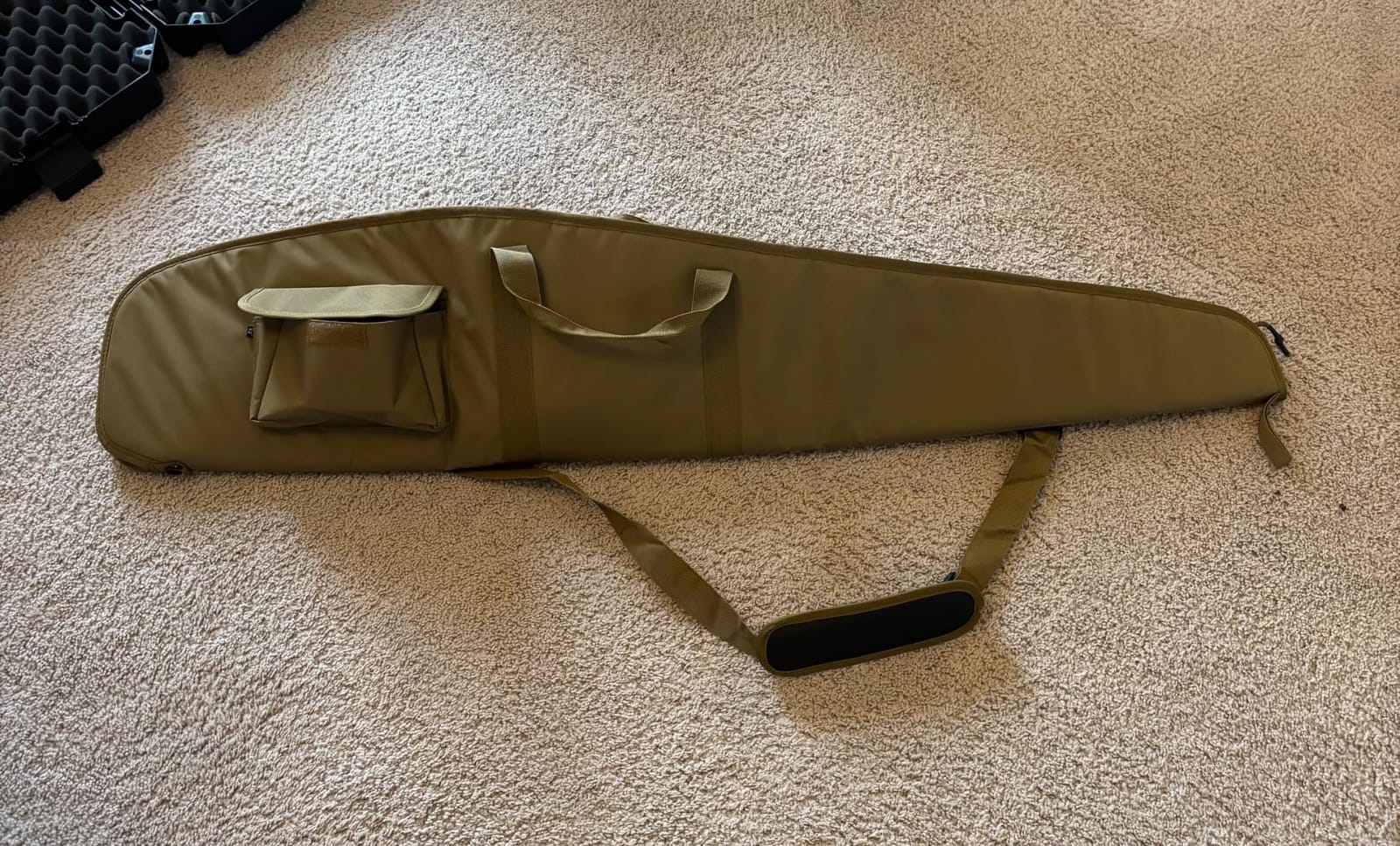 AUMTISC Soft Rifle Gun Case, 41/45/49 Inch Shotgun Carrying Bag for Scoped Rifles with Adjustable Shoulder Sling customer photo 2