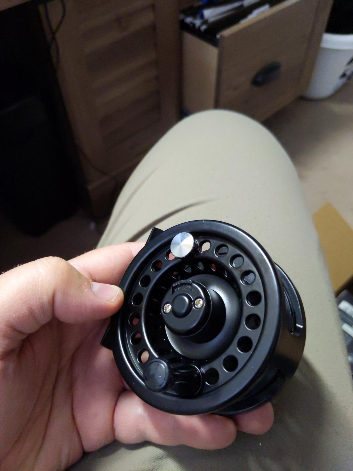 Aventik HVCE Classic III Graphite Large Arbor Fly Reel | Fits 3/4/5/6/7/8wt Lines, Polymeric Build, Central Disc Drag with One-Way Bearing customer photo 1