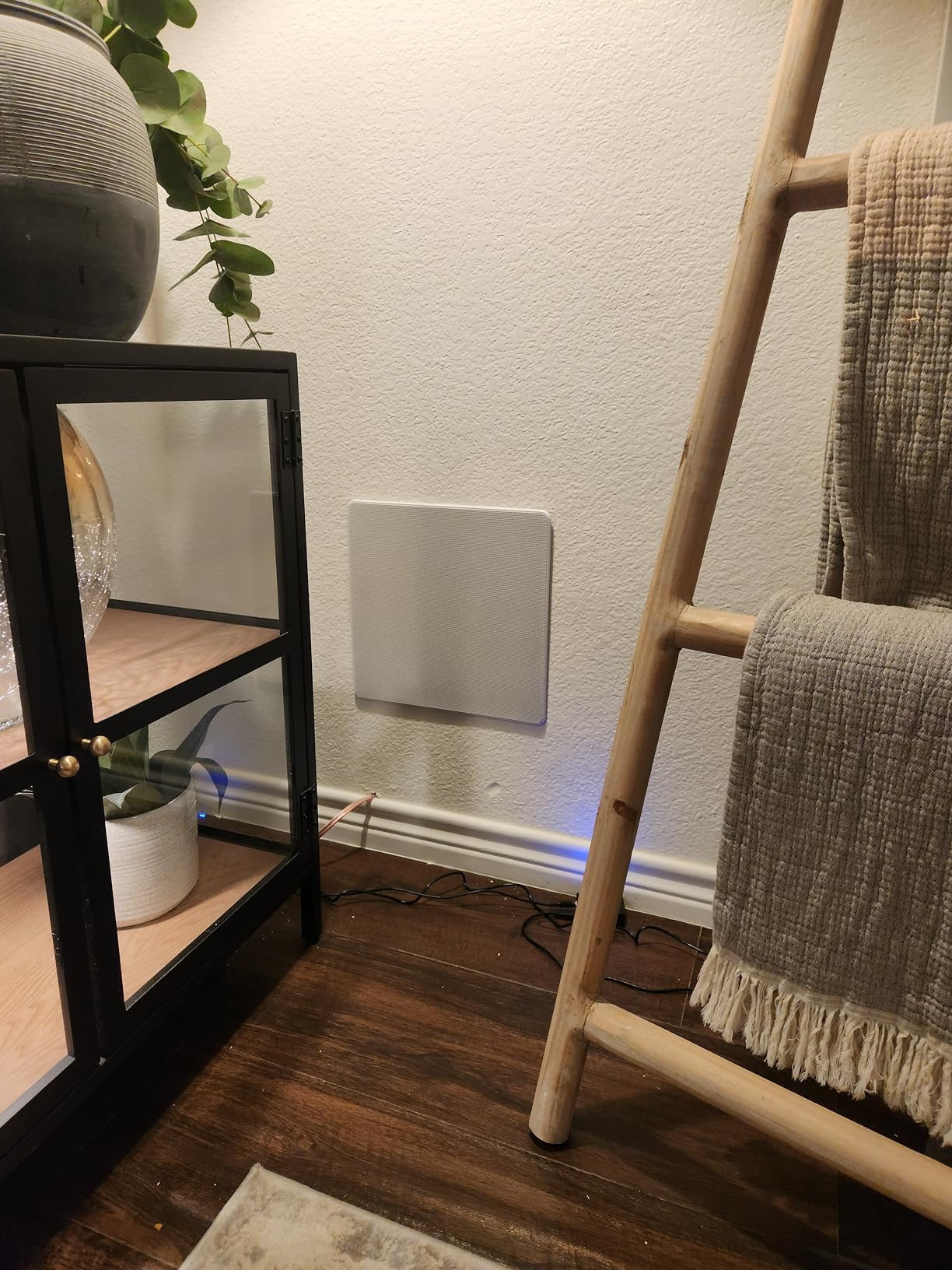 Monoprice Carbon Fiber In-Wall Speaker - 10 Inch (Each) 300 Watt Subwoofer, Easy Install For Home Theater - Alpha Series, Off-White customer photo 1