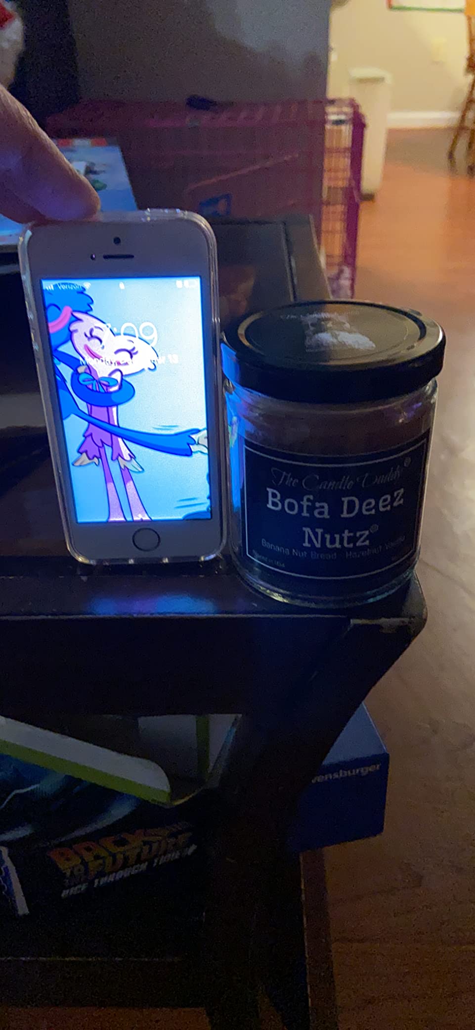 Bofa Deez Nutz - Funny - Banana Nut Bread n Hazelnut Vanilla - Scented Candle - Double Pour - 6 Ounce - 40 Hour Burn Time customer photo 2