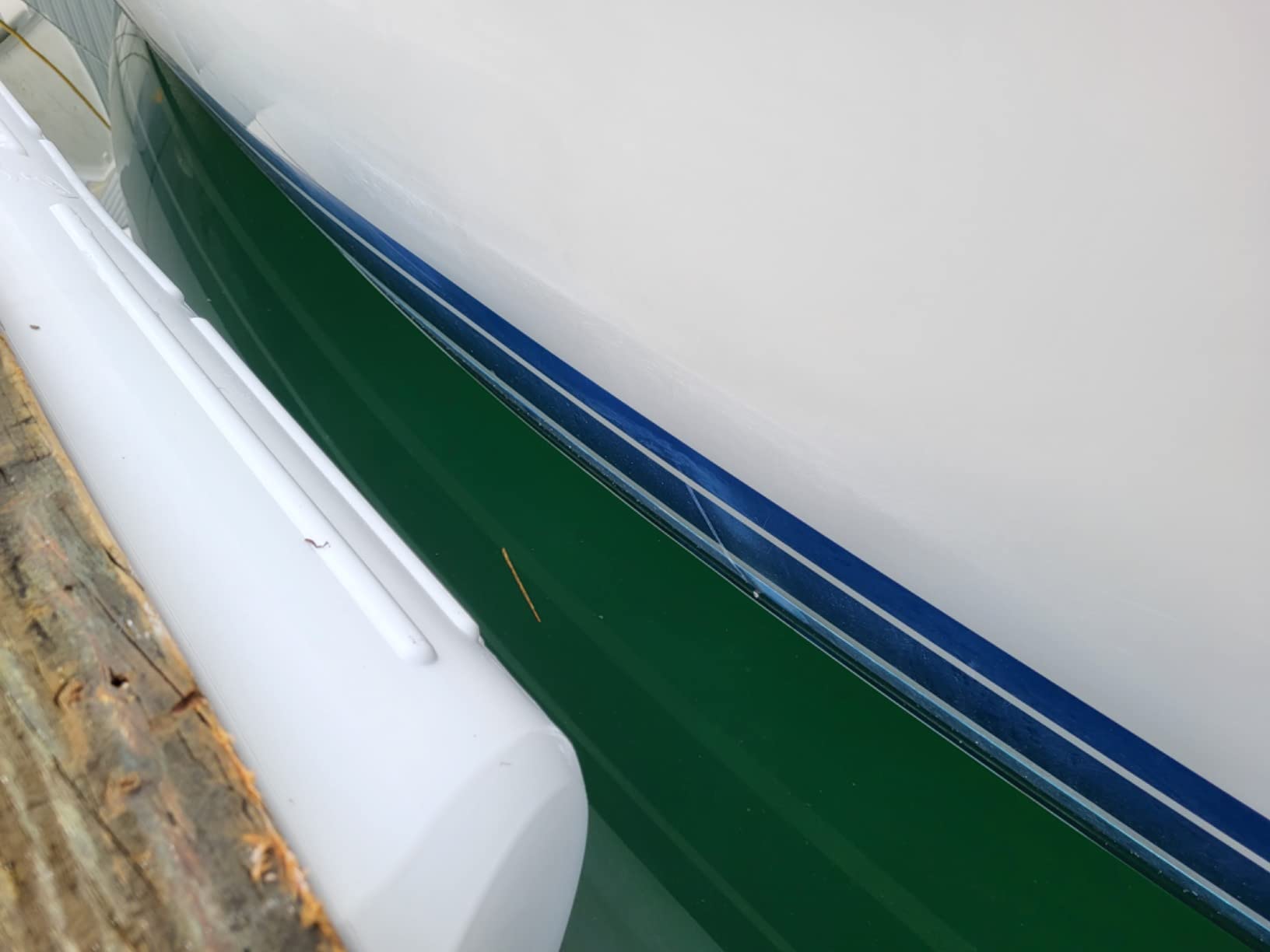 Attwood 93537-1 Dock Fender - Long, White, Standard customer photo 2