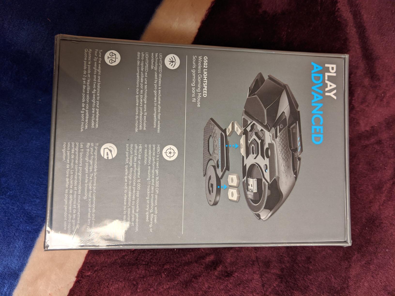 Logitech G502 Lightspeed Wireless Gaming Mouse - Black customer photo 2