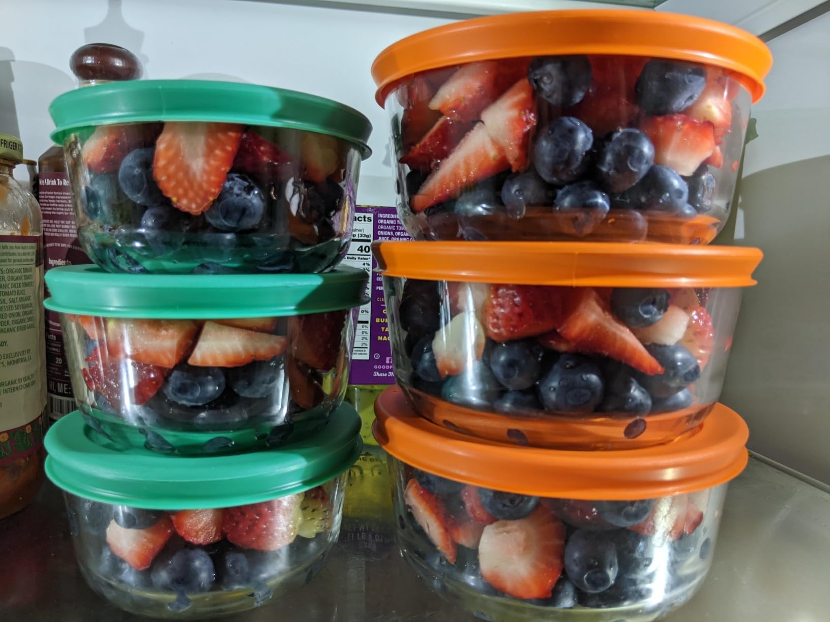 Pyrex Simply Store (5-Pack) Large Glass Food Storage Containers Set | Meal prep containers (3, 6 & 11 cup) with BPA-free plastic lids, dishwasher & microwave safe customer photo 1