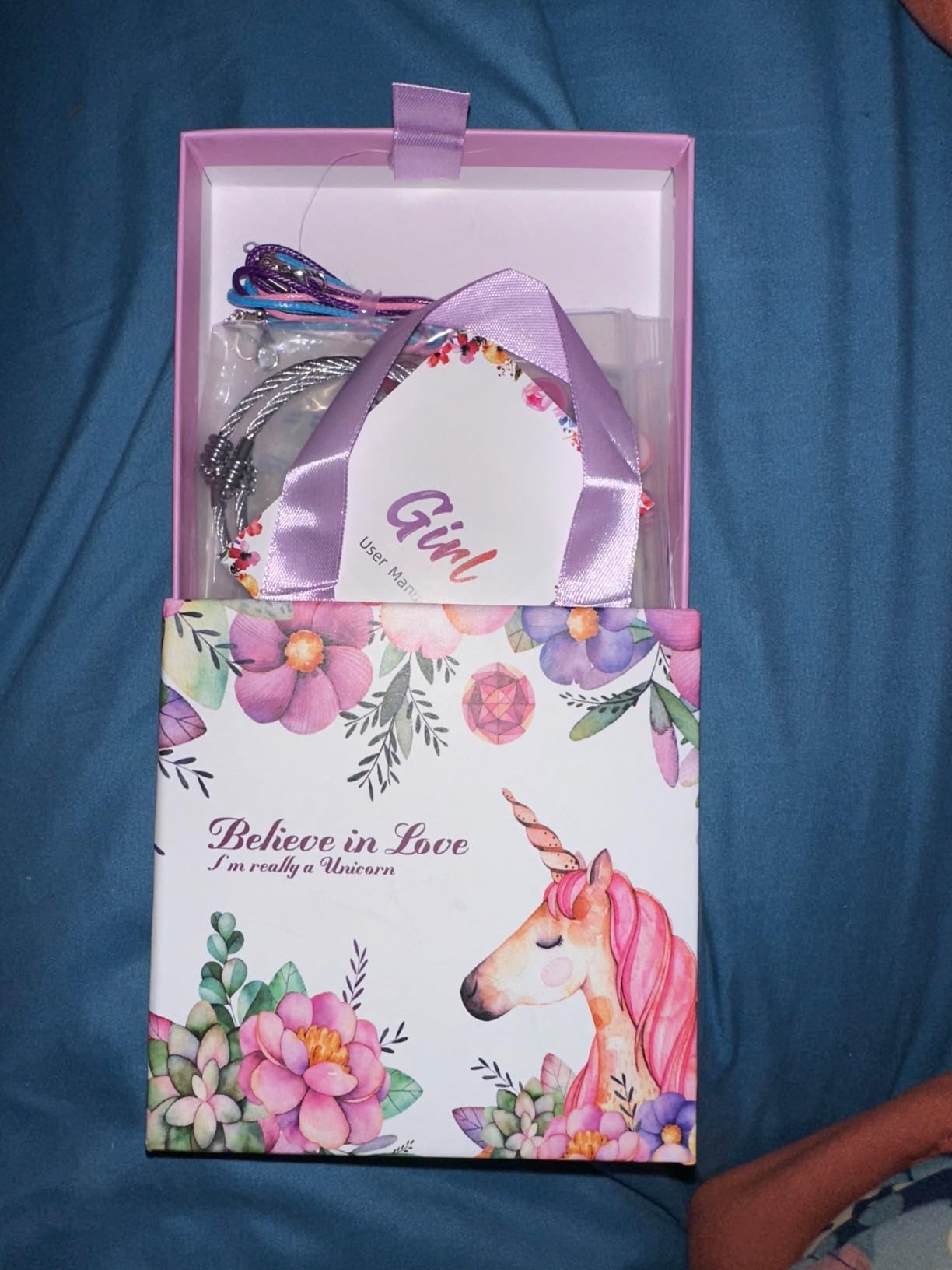 COO&KOO Charm Bracelet Making Kit, A Unicorn Girls Toy that Inspires Creativity and Imagination, Crafts for Girls Ages 8-12 with Jewelry Making Kit Perfect Gifts for 6 7 8 9 10 Girl Self-Expression! customer photo 2