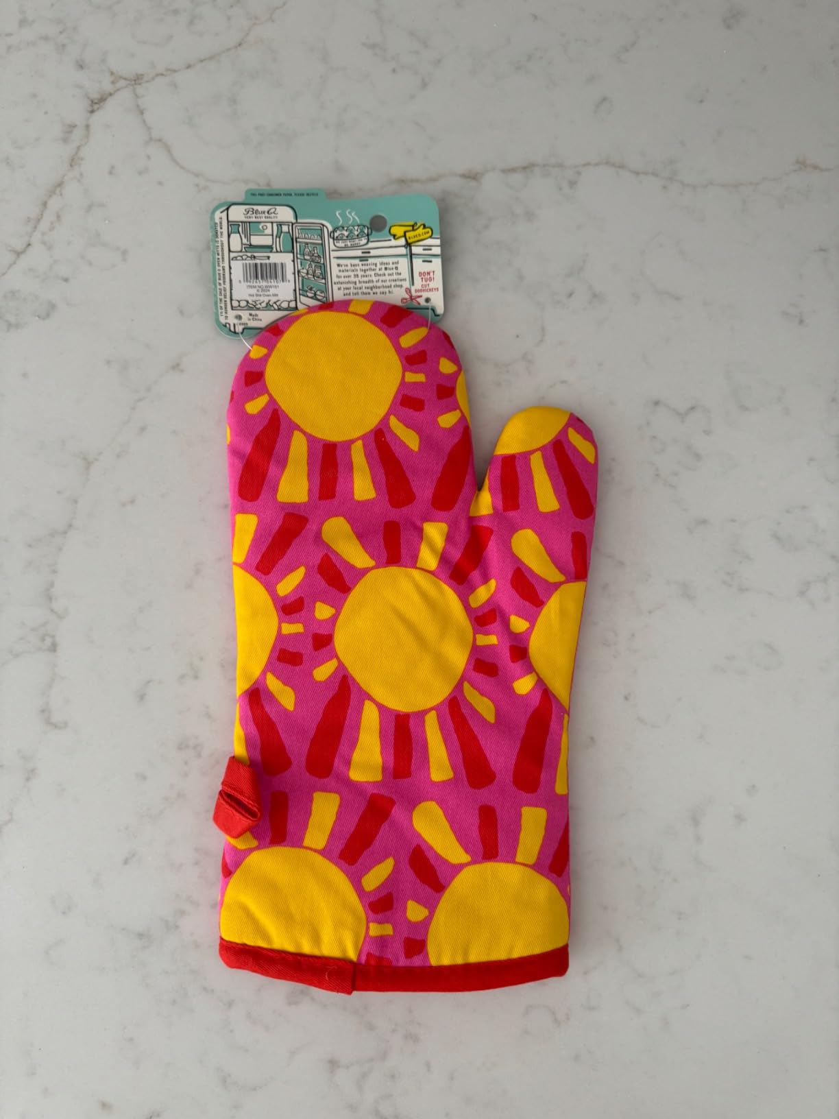 Blue Q Oven Mitts - Cute Kitchen Accessories & Kitchen Gifts - The Secret | Cute Oven Mitts with unique artwork customer photo 1