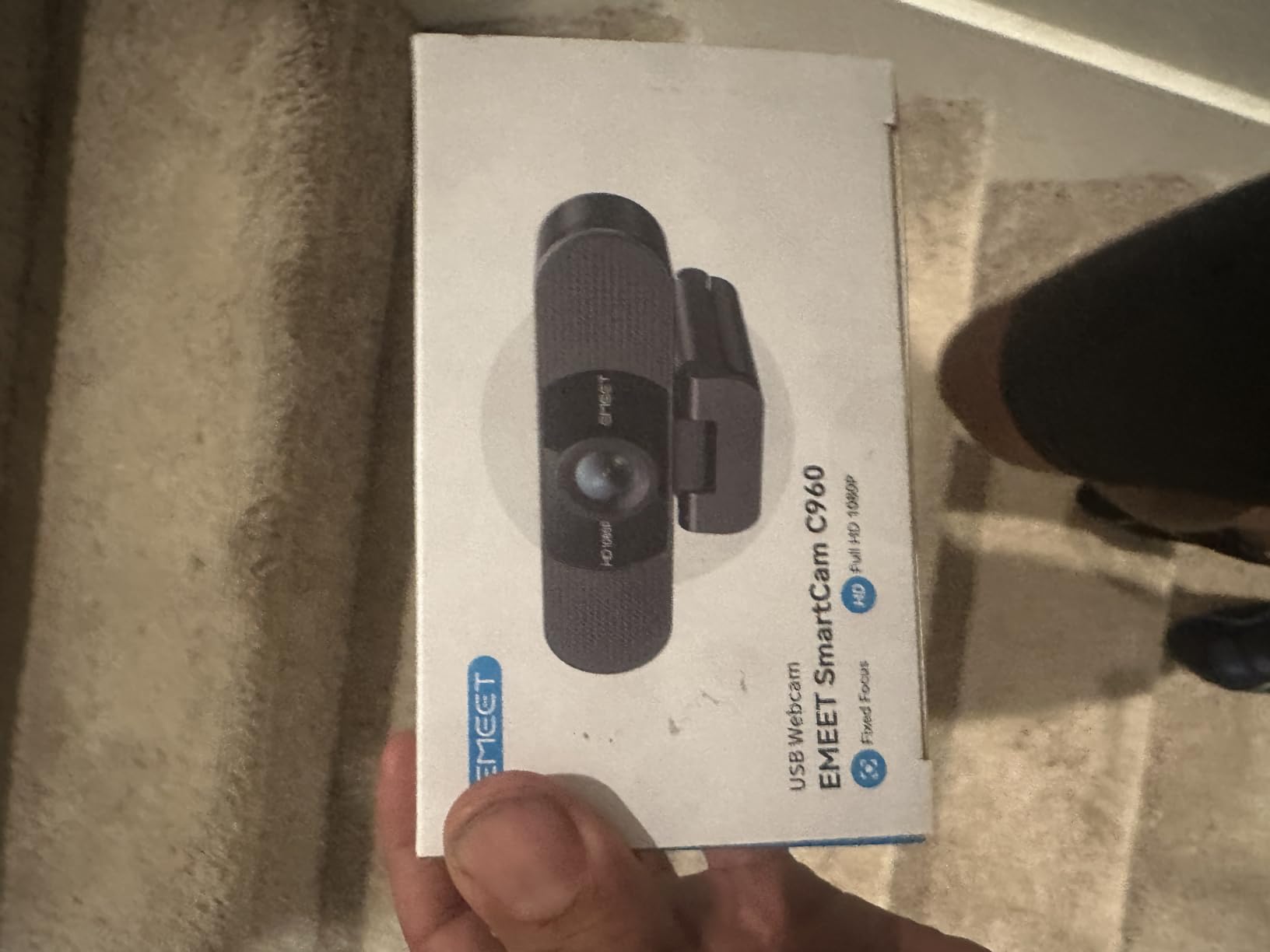 EMEET 1080P Webcam with Microphone, C960 Web Camera 2 Mics Streaming Webcam customer photo 1