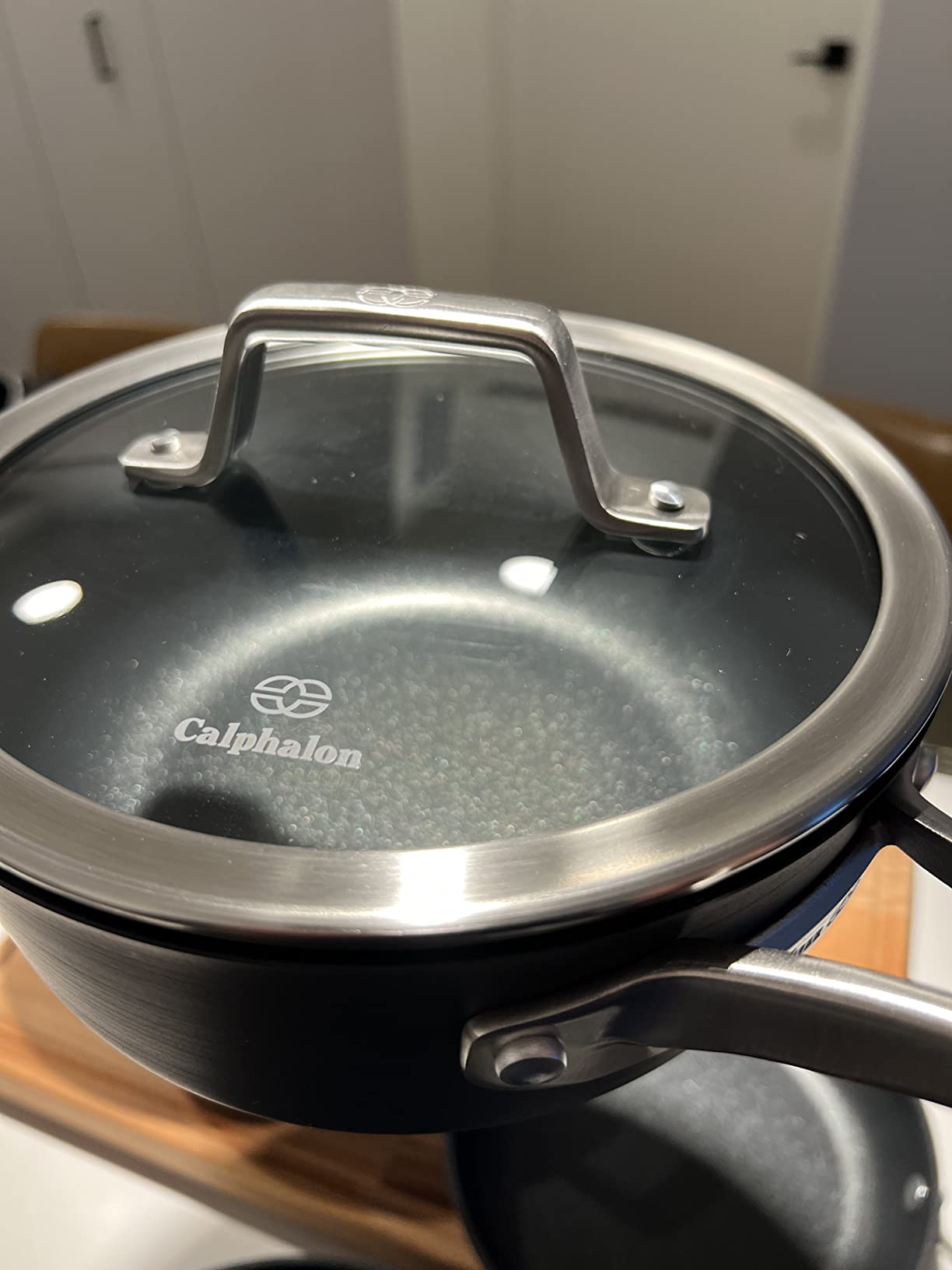 Calphalon Premier Hard-Anodized Nonstick Cookware Set, 8-Piece, Metal Utensil Safe, PFOA-Free customer photo 1